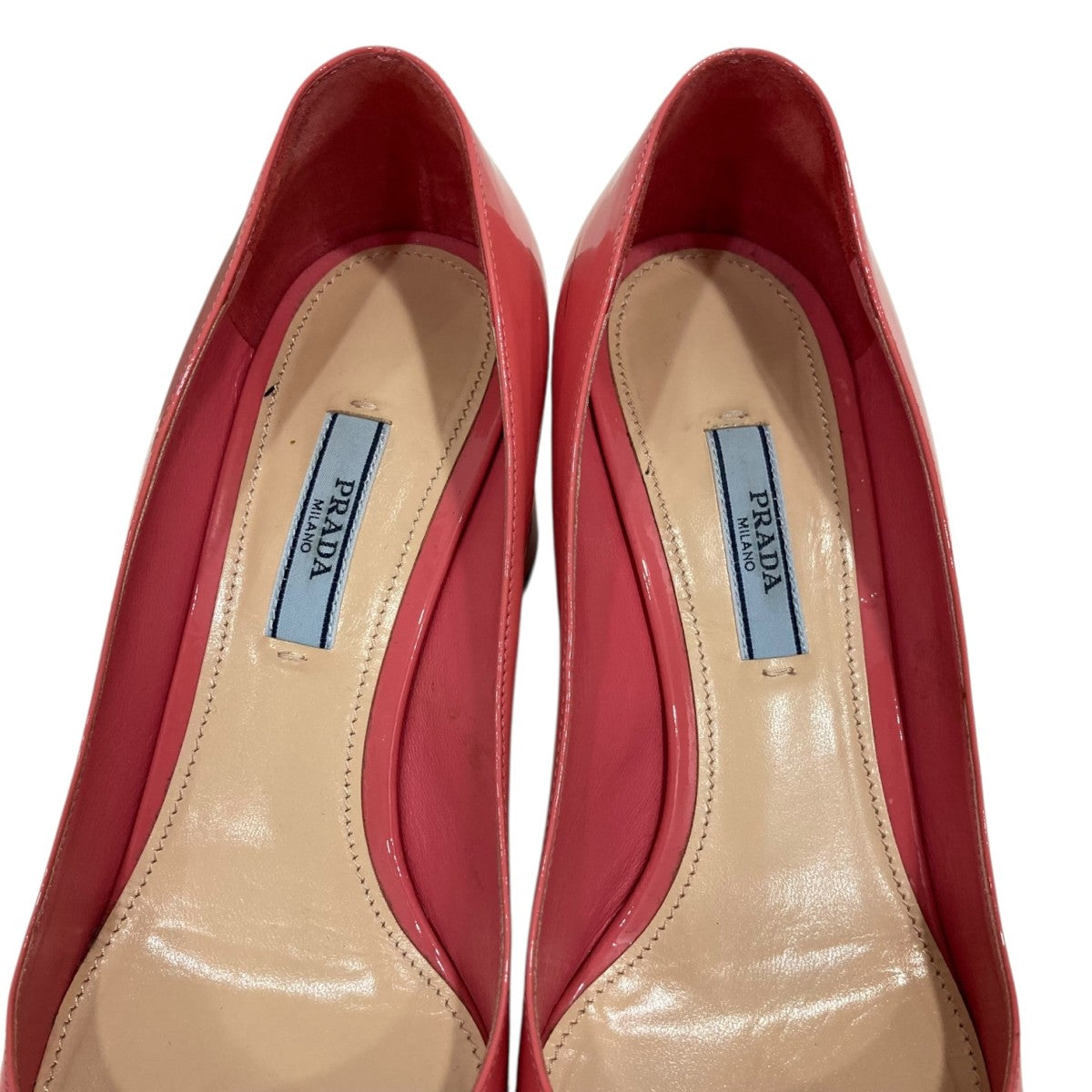 PRADA(プラダ) ヒールパンプス ピンク サイズ 37 1/2｜【公式