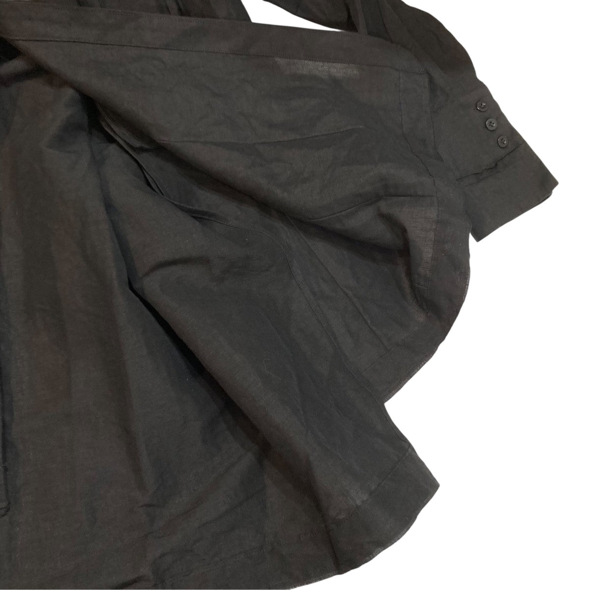 Tucked Long Shirts Dress ロングシャツドレス ワンピース 25S-ISH-d26
