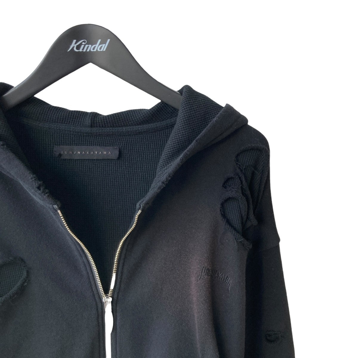JUN／NAKAYAMA THERMAL LAYERED ZIP HOODIEジップパーカーJN-FW25-020 古着・中古-3枚目のアイテム画像
