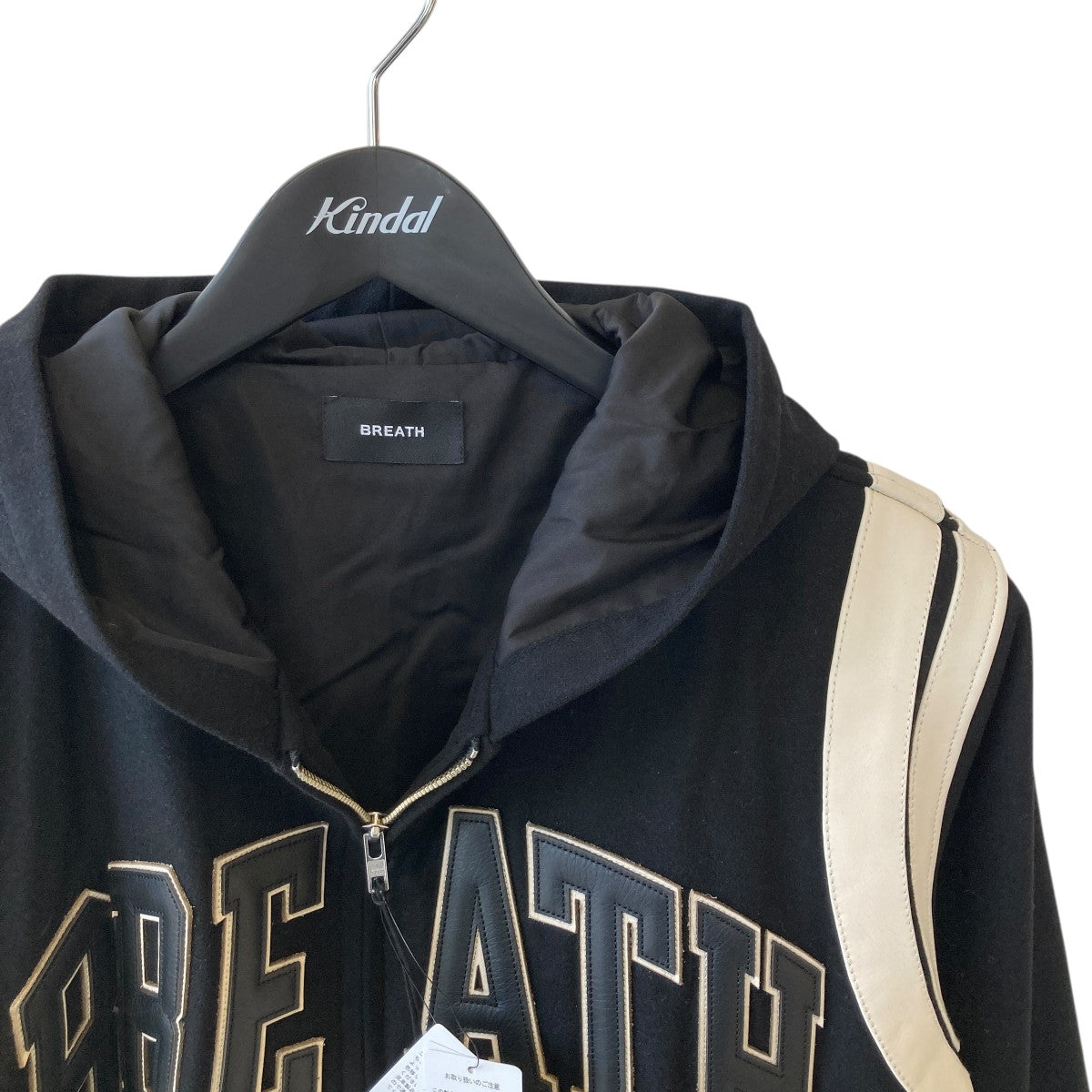 BREATH 25AWARCH LOGO HOODED VERSITY JACKETジャケットBR25AW-00007 古着・中古-3枚目のアイテム画像