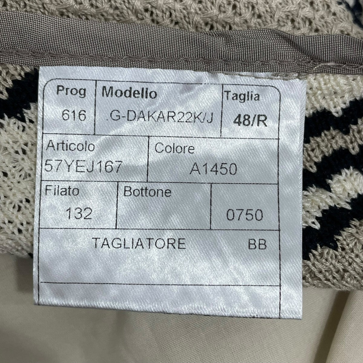 TAGLIATORE ジャケットGDAKAR22K 古着・中古-7枚目のアイテム画像