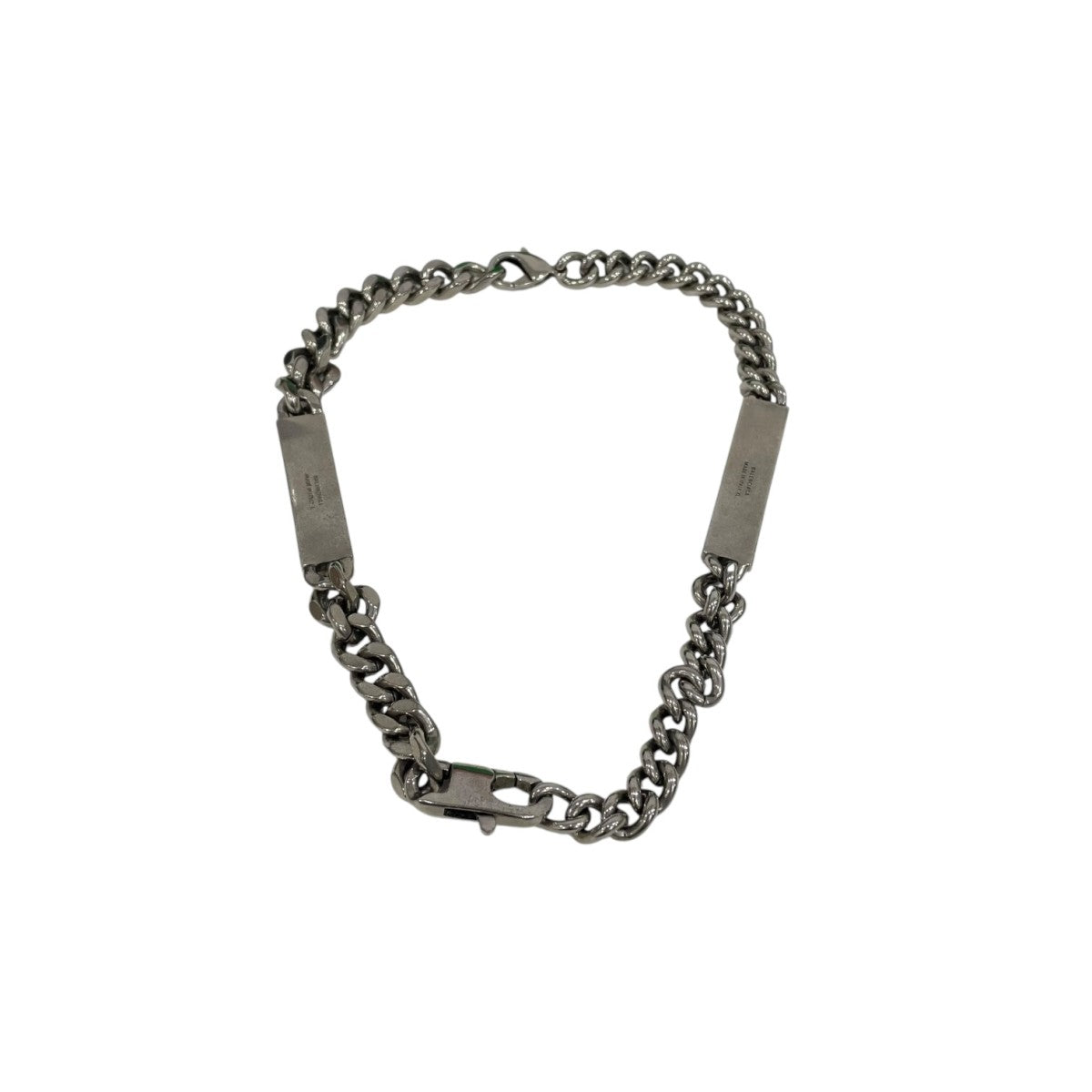 BALENCIAGA シルバー チェーンネックレス Balenciaga バレンシアガ BB ICON ネックレス チェーン シルバー