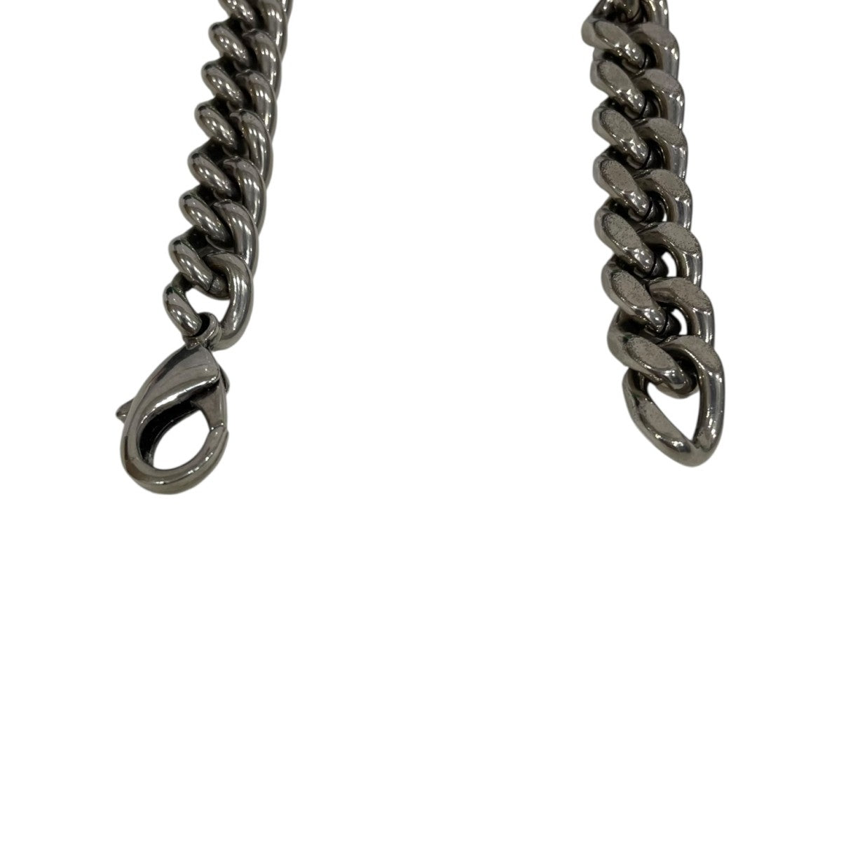 BALENCIAGA(バレンシアガ) プレート チェーンネックレス シルバー