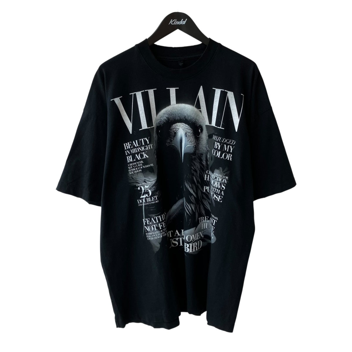 25AWVILLAIN COVER PRINT T-SHIRT半袖カットソー25AW48CS411
