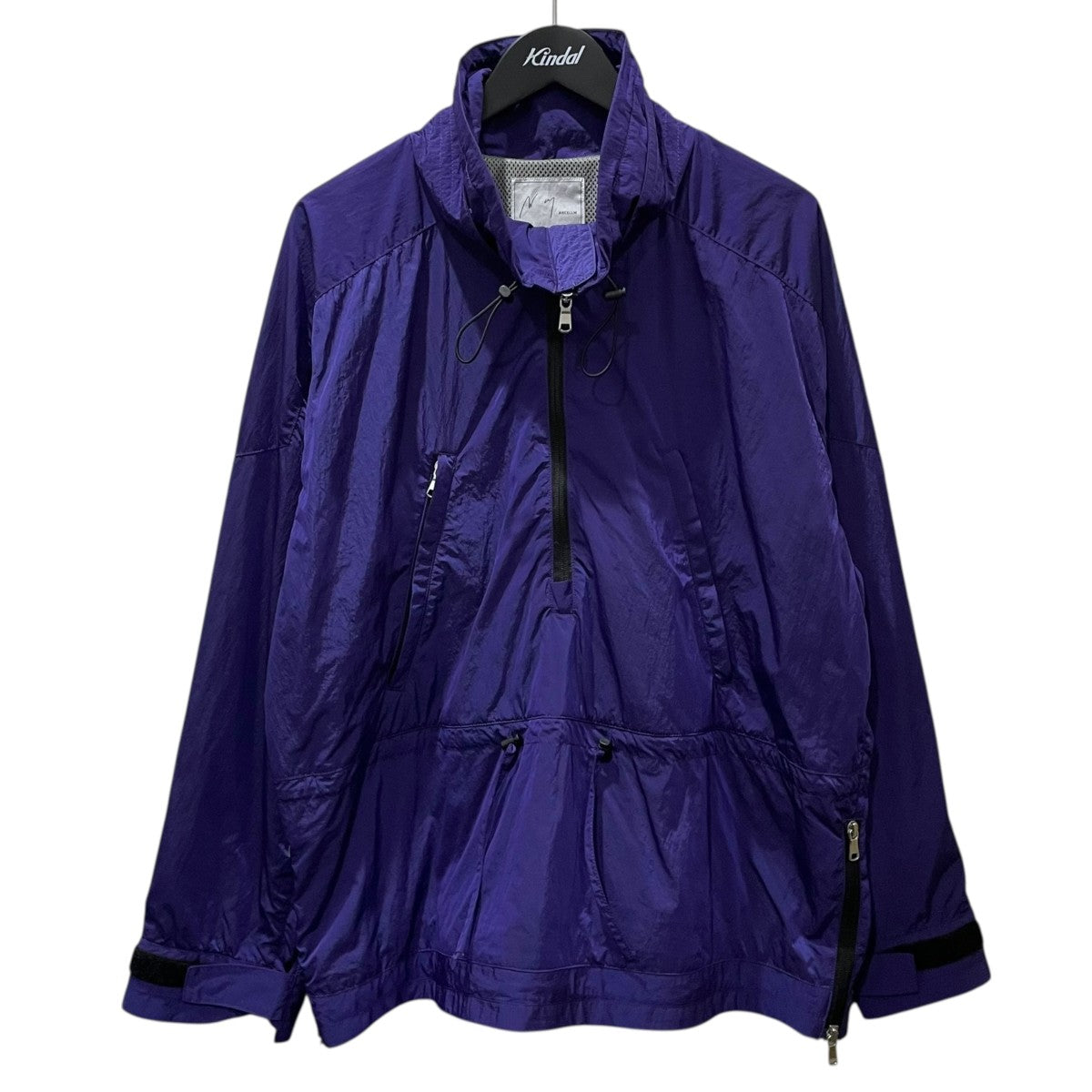 ANCELLM 25SS ハーフジップナイロンジャケット NYLON PULLOVER JACKET ナイロンプルオーバージャケット ANC-JK45 古着・中古-1枚目のアイテム画像