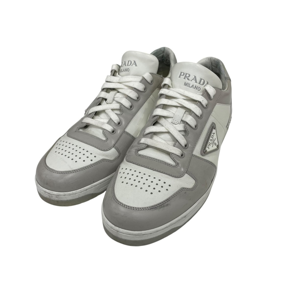 PRADA(プラダ) ローカットスニーカー2EE364 2EE364 グレー×ホワイト