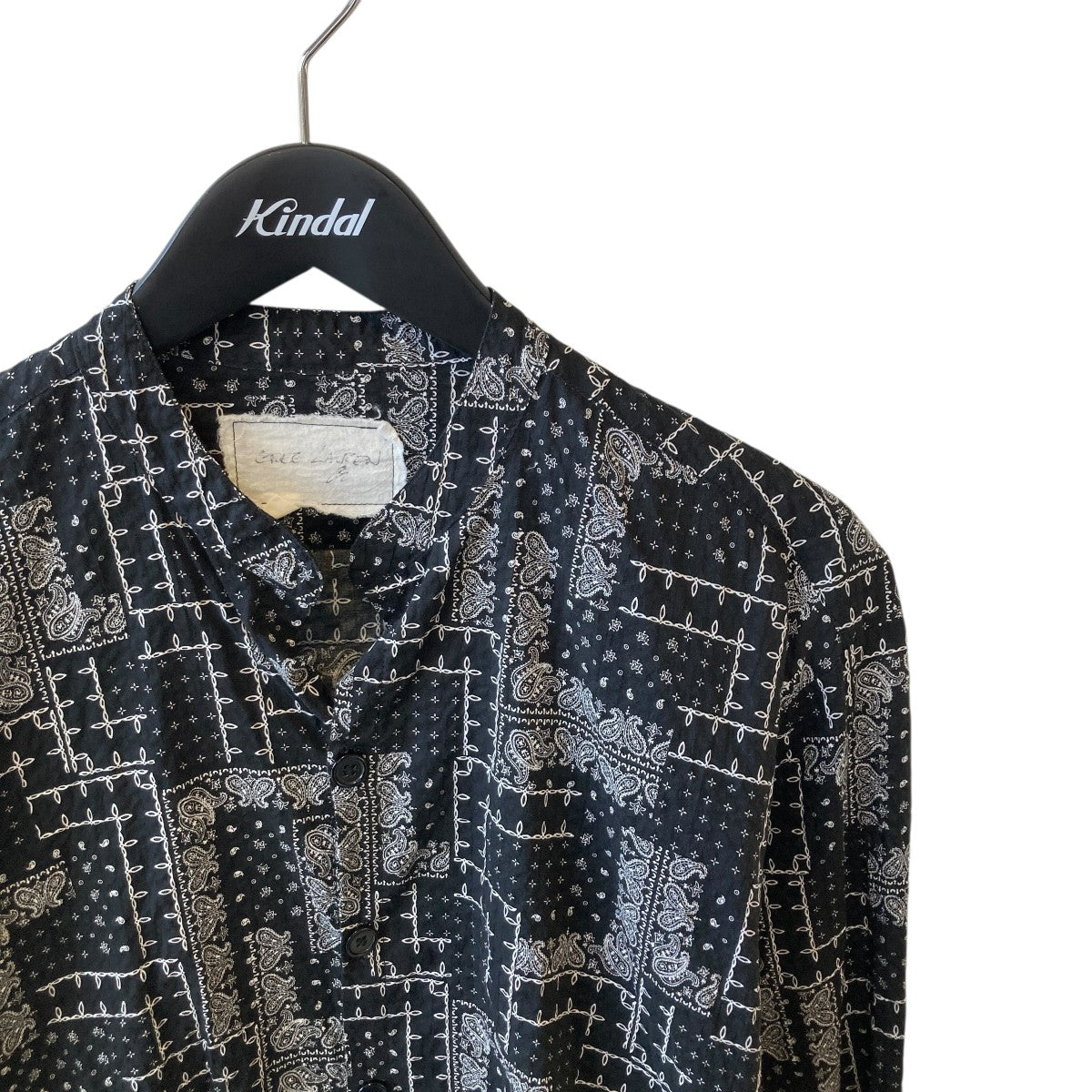 GREG LAUREN(グレッグローレン) バンドカラーシャツ52-01-01-01013 52