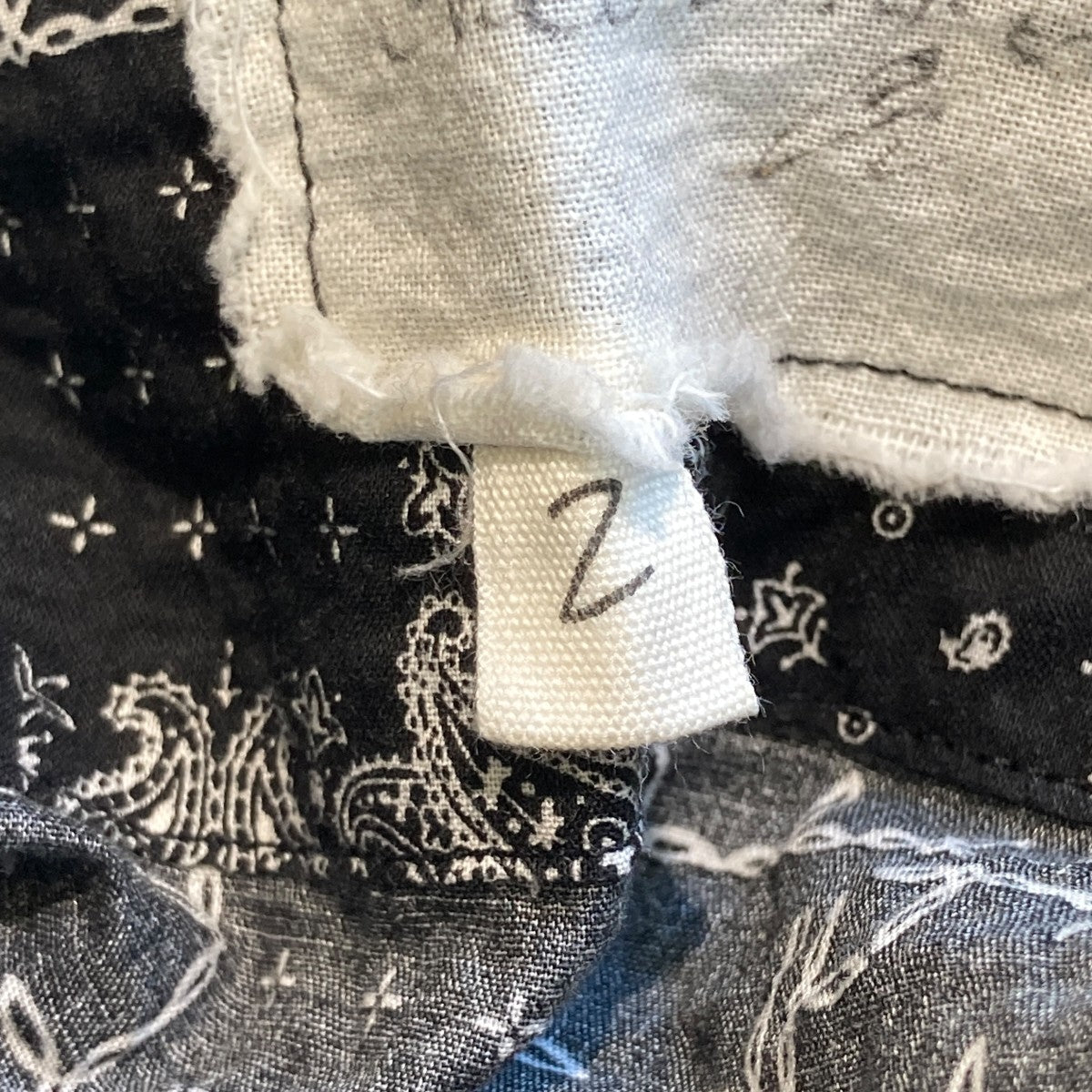 GREG LAUREN バンドカラーシャツ52-01-01-01013 古着・中古-5枚目のアイテム画像