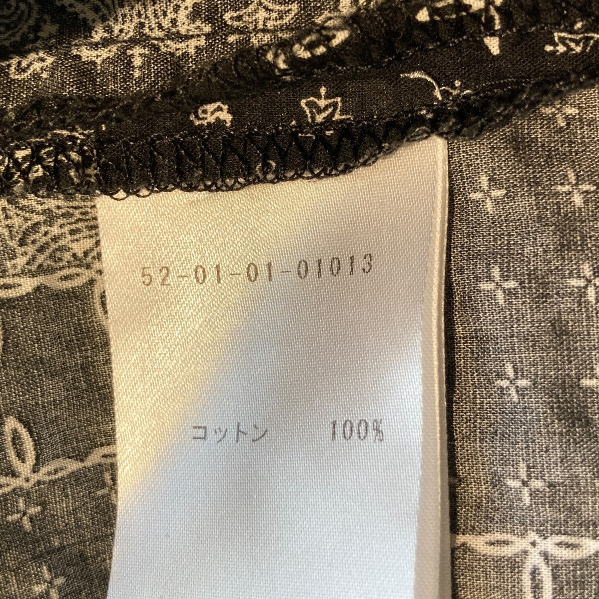 GREG LAUREN バンドカラーシャツ52-01-01-01013 古着・中古-6枚目のアイテム画像