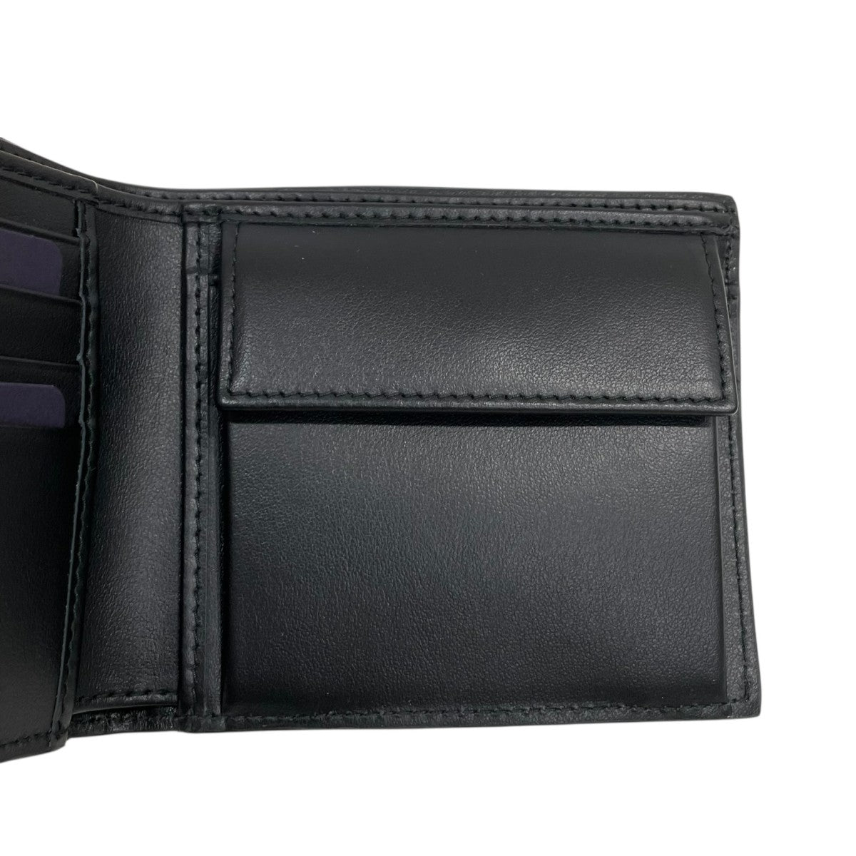 PRADA(プラダ) ヴィッテロダイノレザーコインポケット付 2つ折り財布