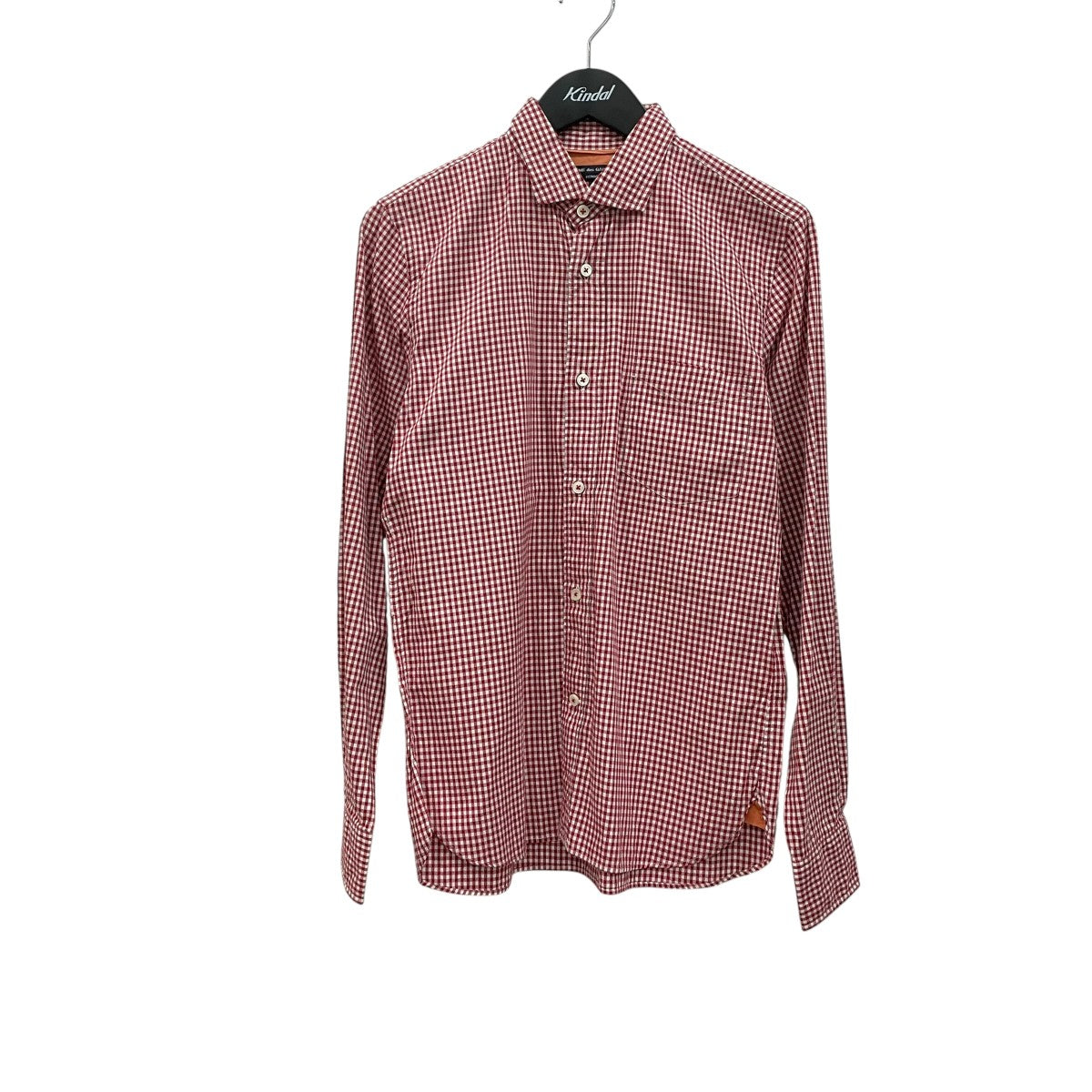 COMME des GARCONS HOMME ギンガムチェックシャツHM-B023 古着・中古-1枚目のアイテム画像