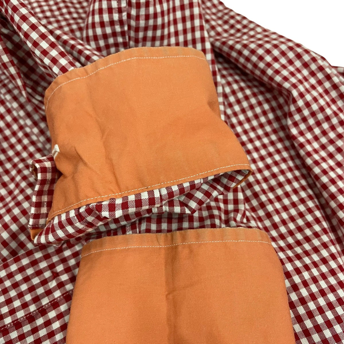 COMME des GARCONS HOMME ギンガムチェックシャツHM-B023 古着・中古-6枚目のアイテム画像