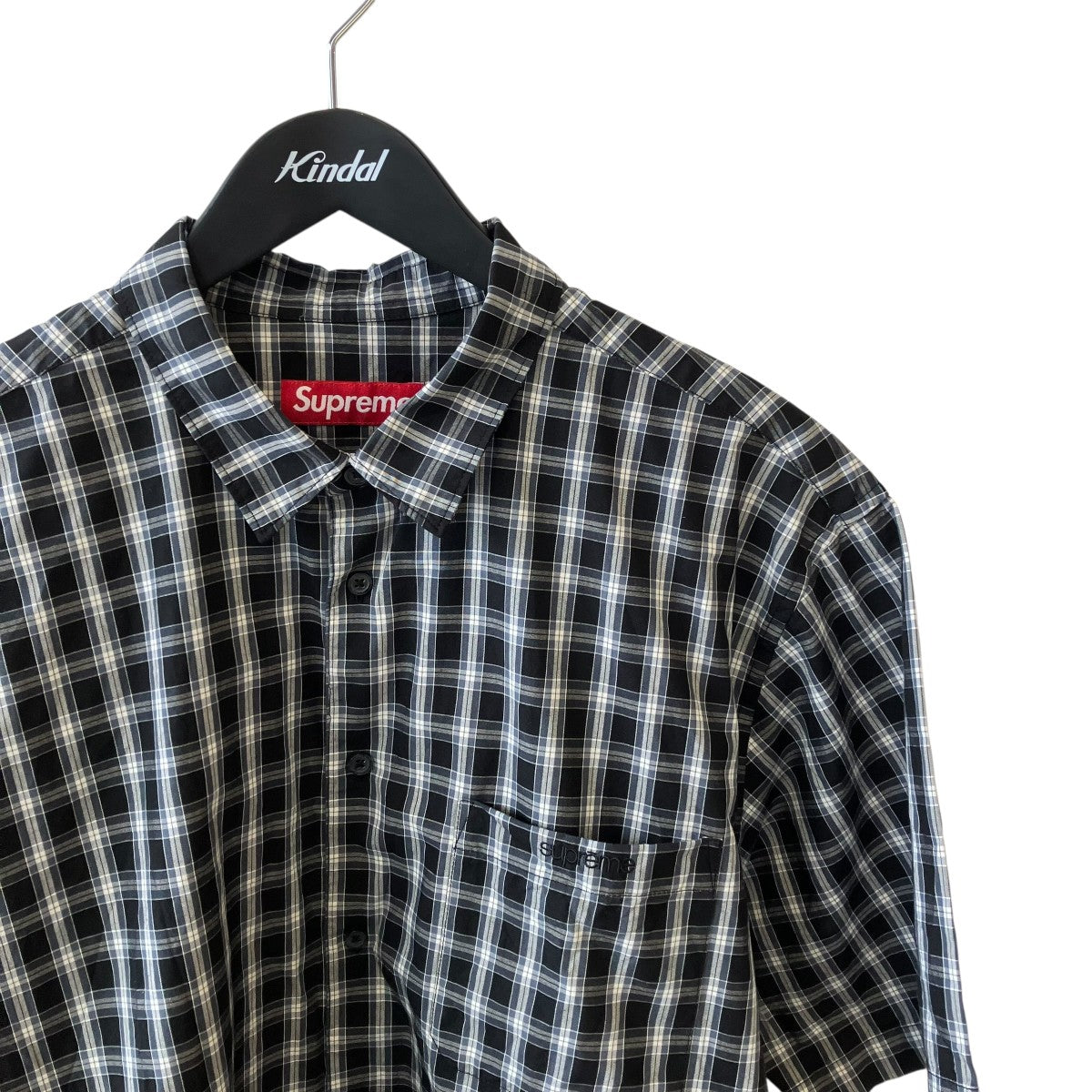 Supreme 25SSMini Plaid S／S Shirt半袖シャツ 古着・中古-3枚目のアイテム画像