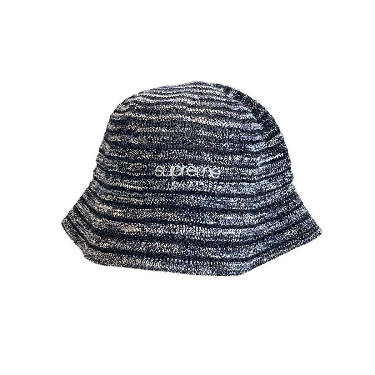 Supreme(シュプリーム) 25SSOpen Knit Crusherハット グレー×ブラック