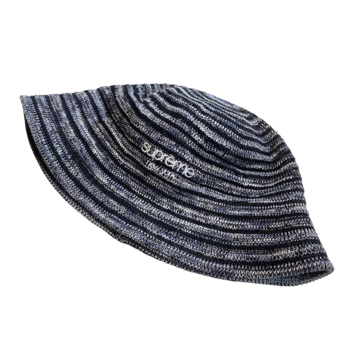 Supreme(シュプリーム) 25SSOpen Knit Crusherハット グレー×ブラック