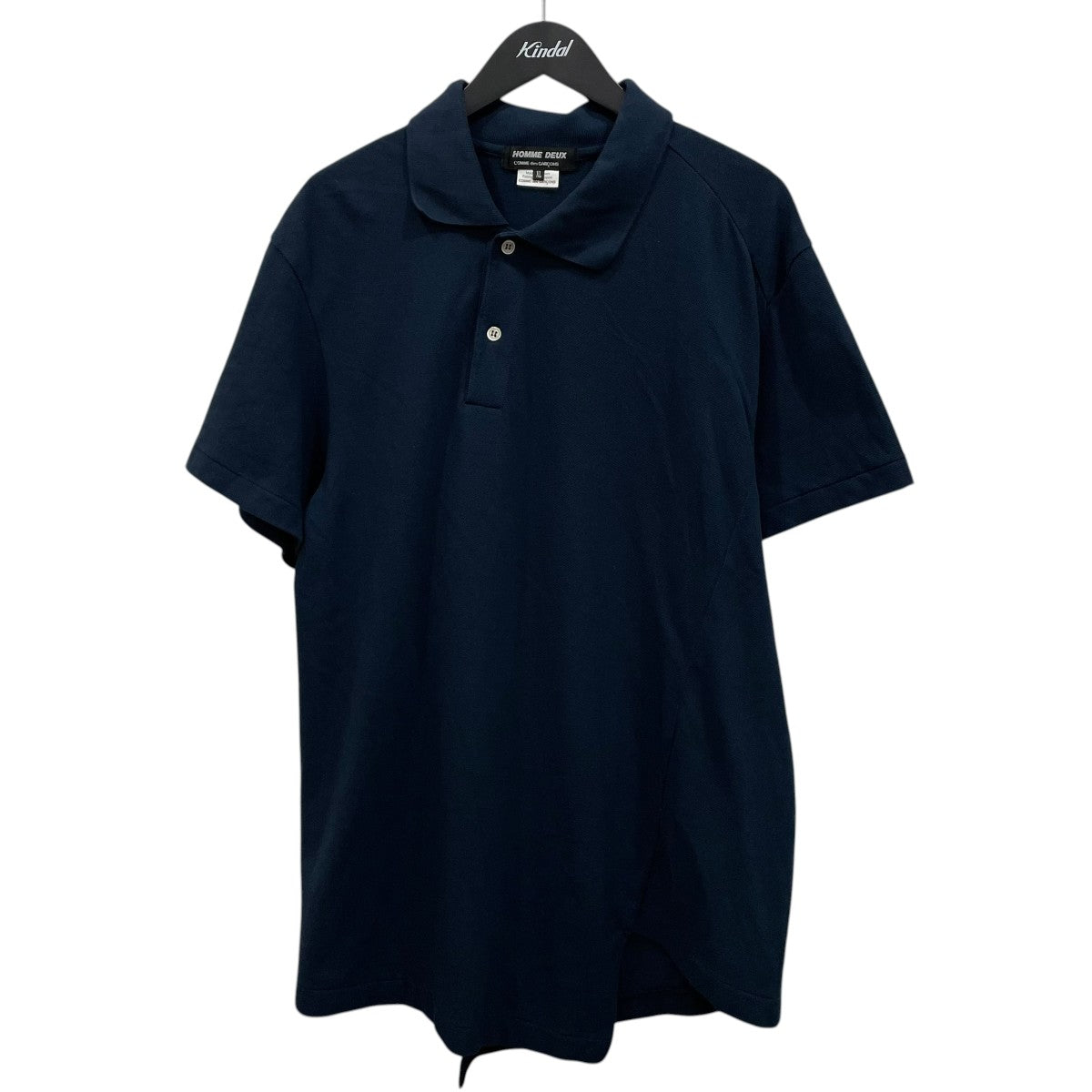 COMME des GARCONS HOMME DEUX 捻じれポロシャツDOT002 古着・中古-1枚目のアイテム画像