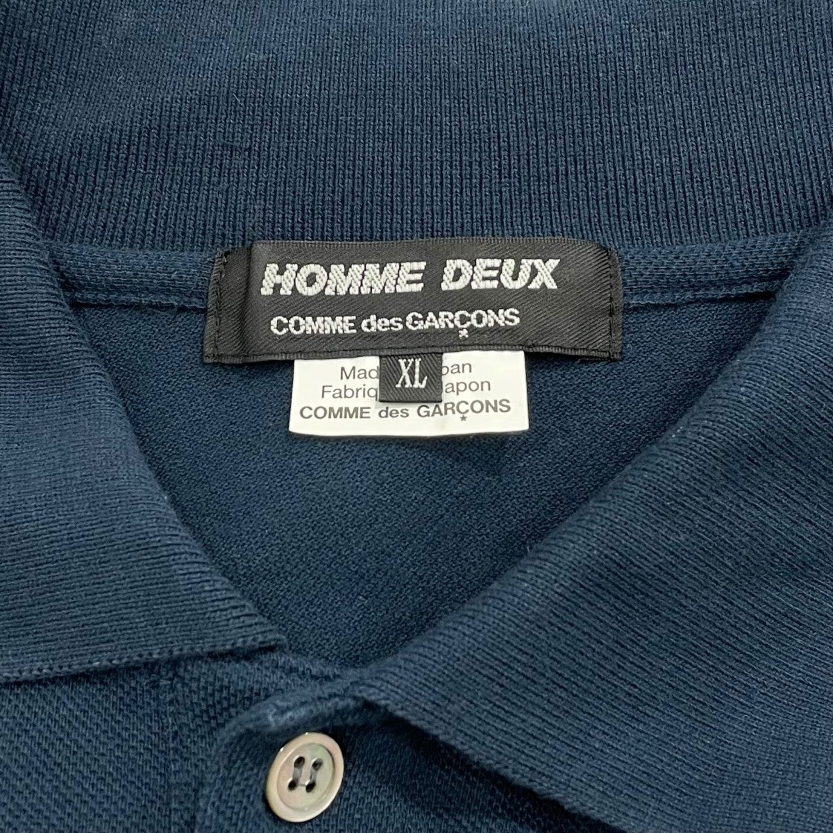 COMME des GARCONS HOMME DEUX 捻じれポロシャツDOT002 古着・中古-6枚目のアイテム画像