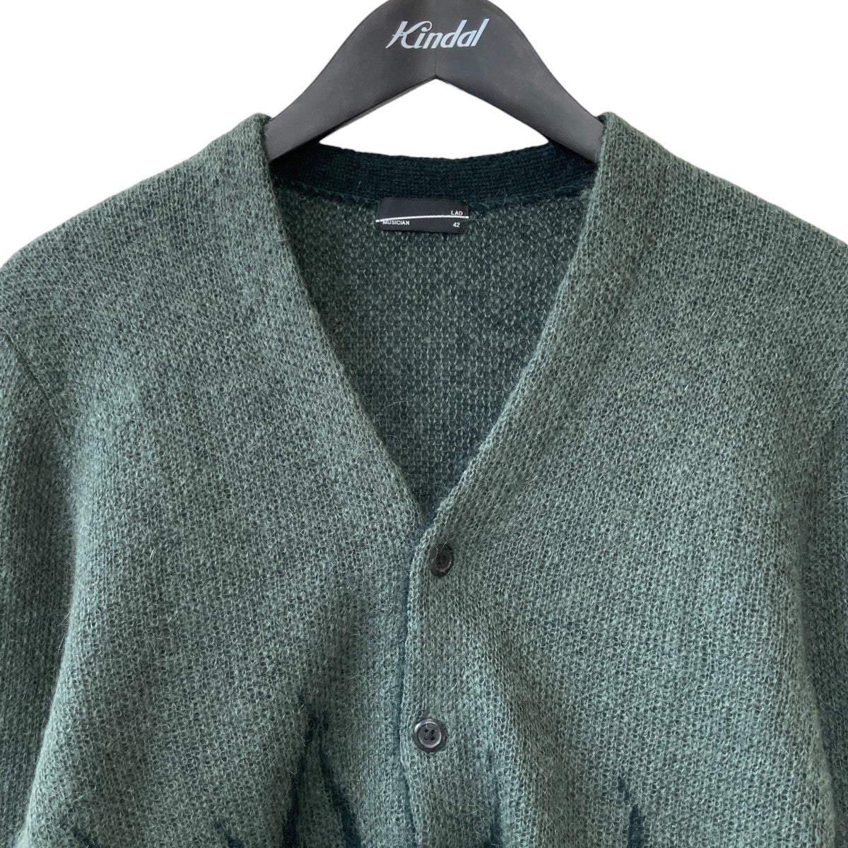 モヘア混 カーディガン2212-021