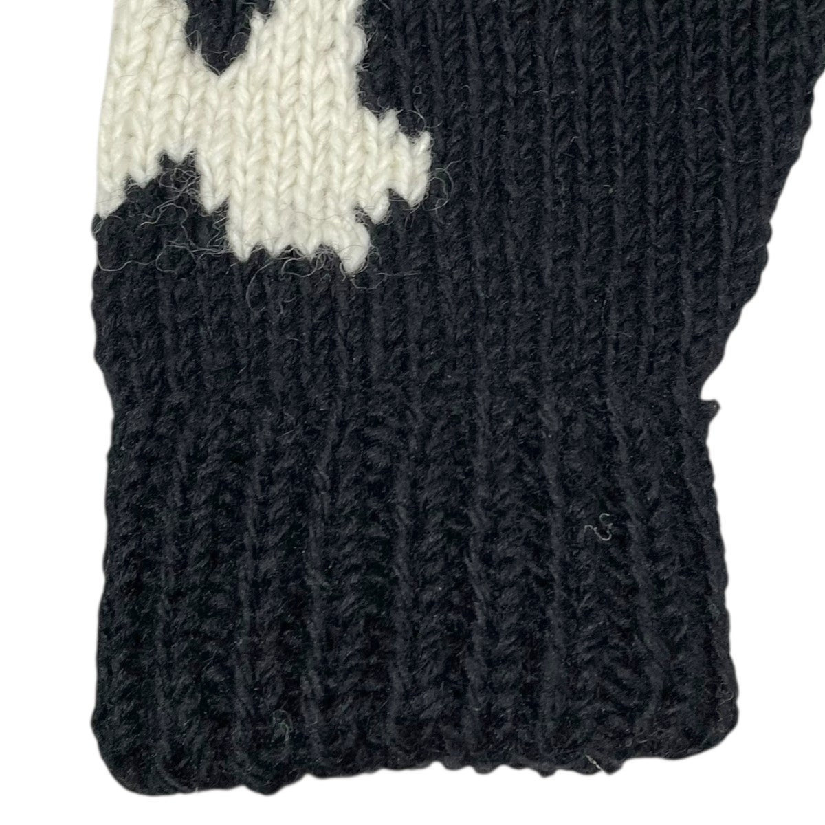 MacMahon Knitting Mills 25AW ジップアップニットジャケット Knit MA1-Bone ニットMA-1 ボーン 古着・中古-5枚目のアイテム画像