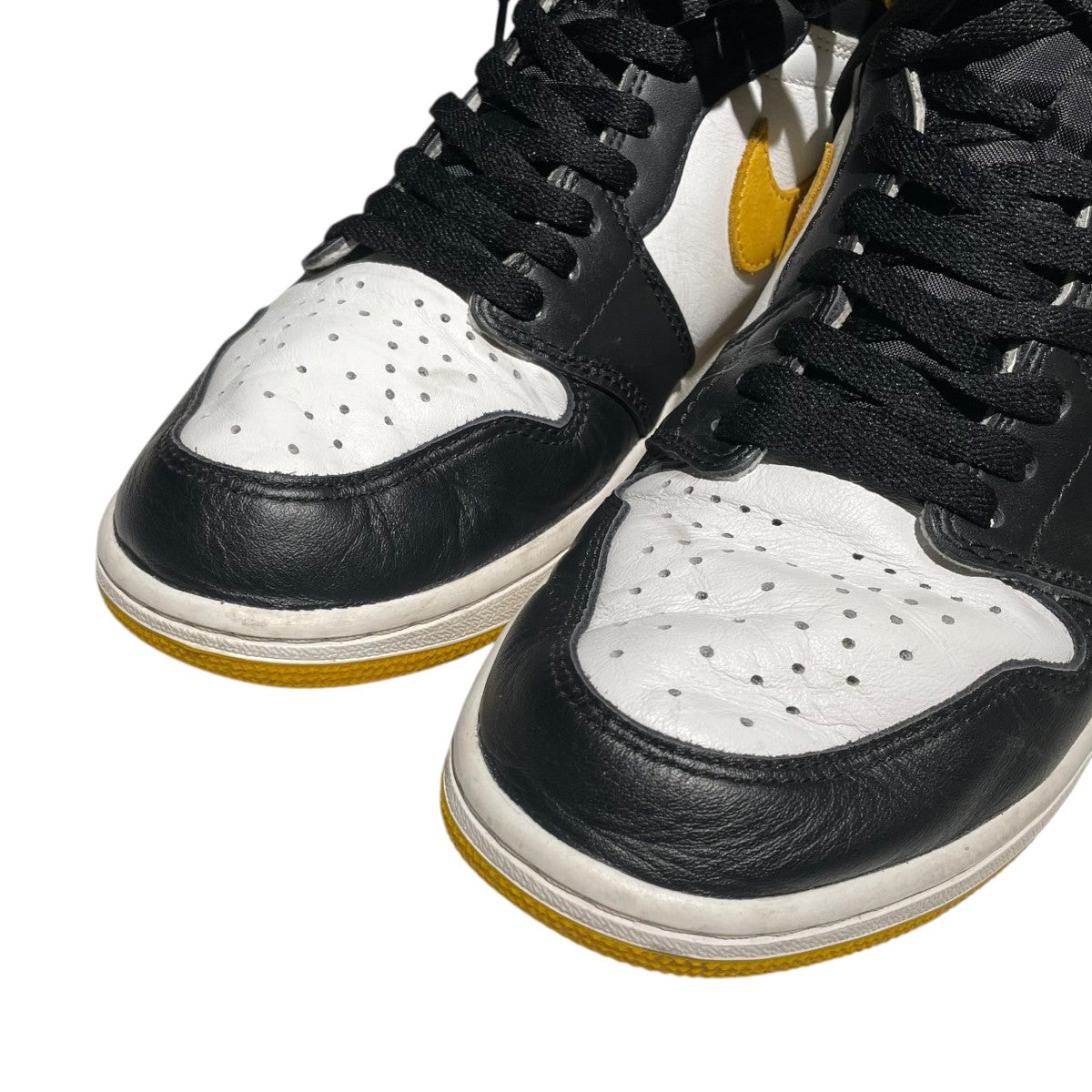 NIKE(ナイキ) Air Jordan 1 Retro High OG Black Toe Yellow Ochre