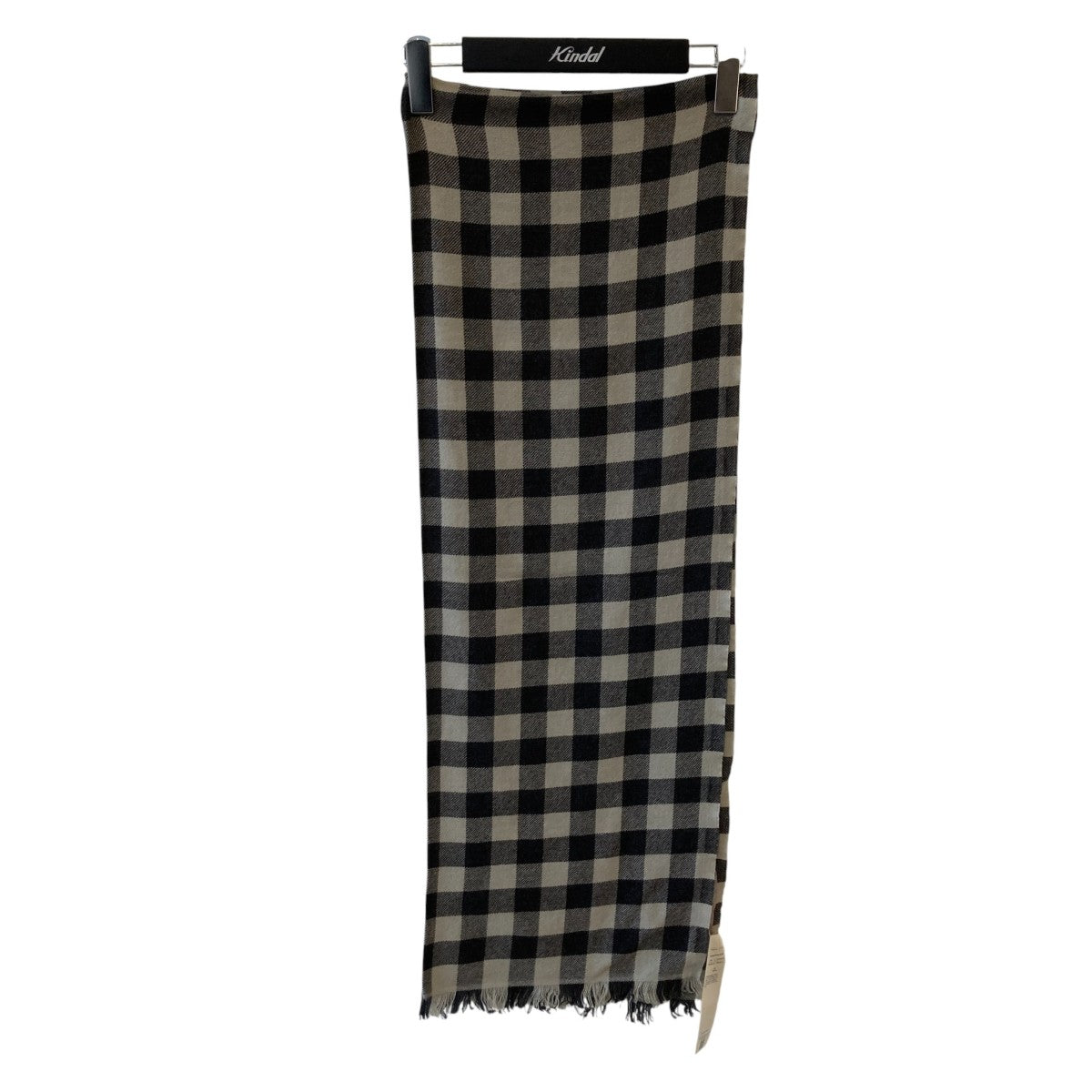 23AWChecked Frayed Edge ScarfチェックストールRU02C7470SCAR