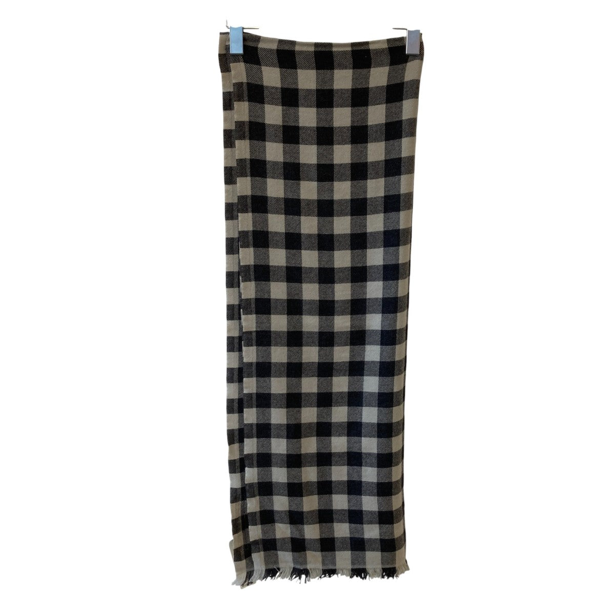 23AWChecked Frayed Edge ScarfチェックストールRU02C7470SCAR