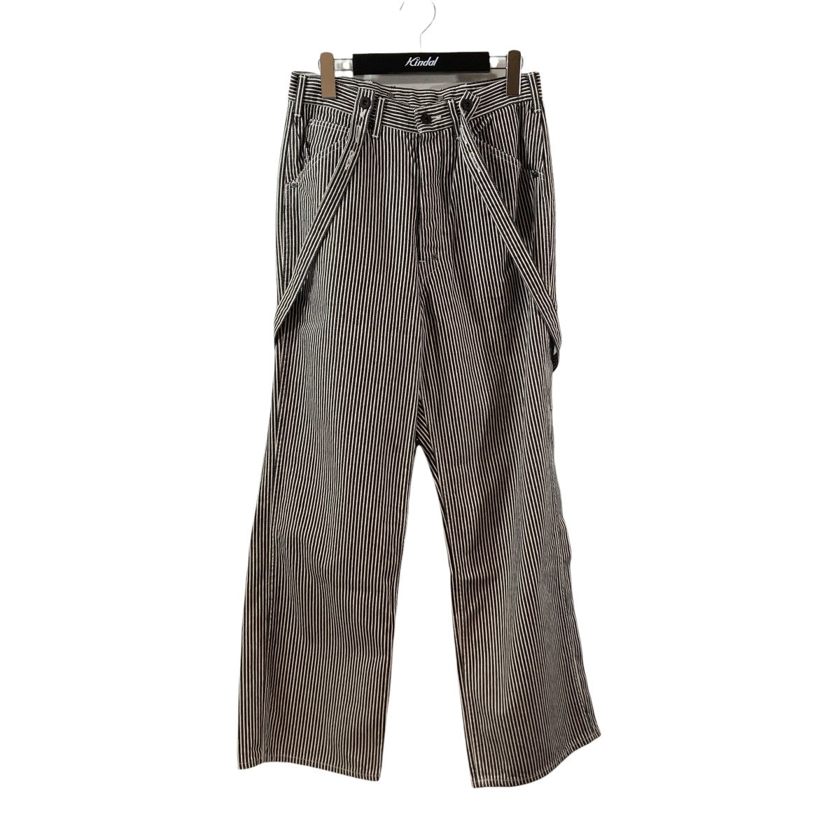 FORMAN SUSPENDER PANTSストライプワークパンツREPT-031