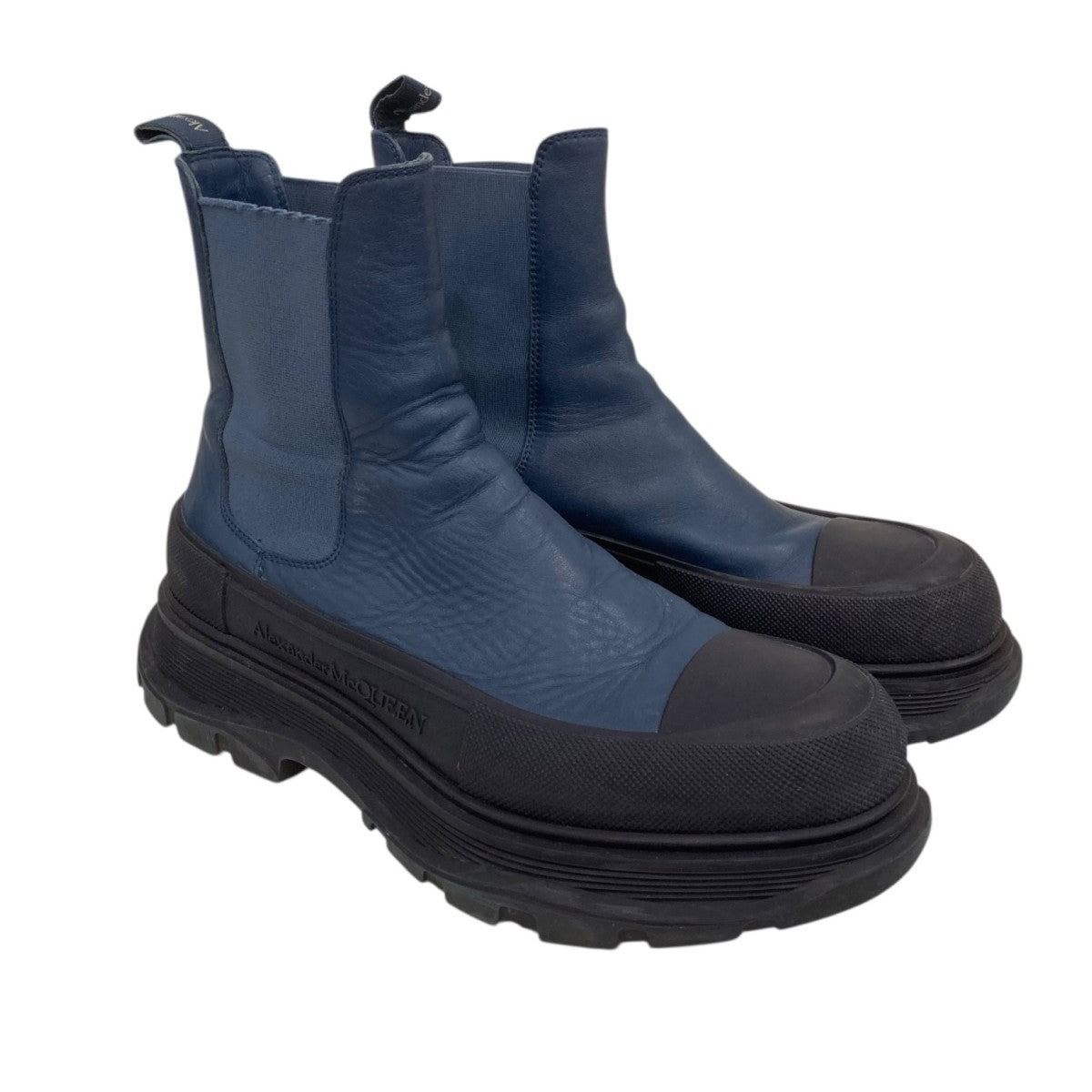 ALEXANDER McQUEEN サイドゴアブーツ634617 古着・中古-1枚目のアイテム画像