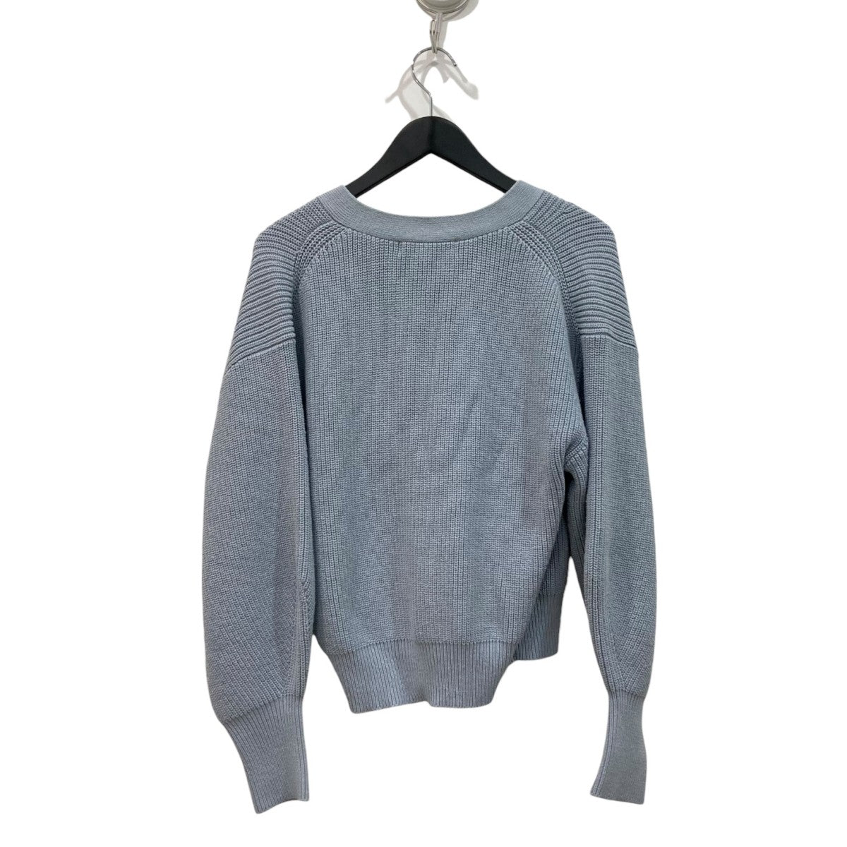 Noble(ノーブル) 25SS片畦カシュクール風プルオーバーニット