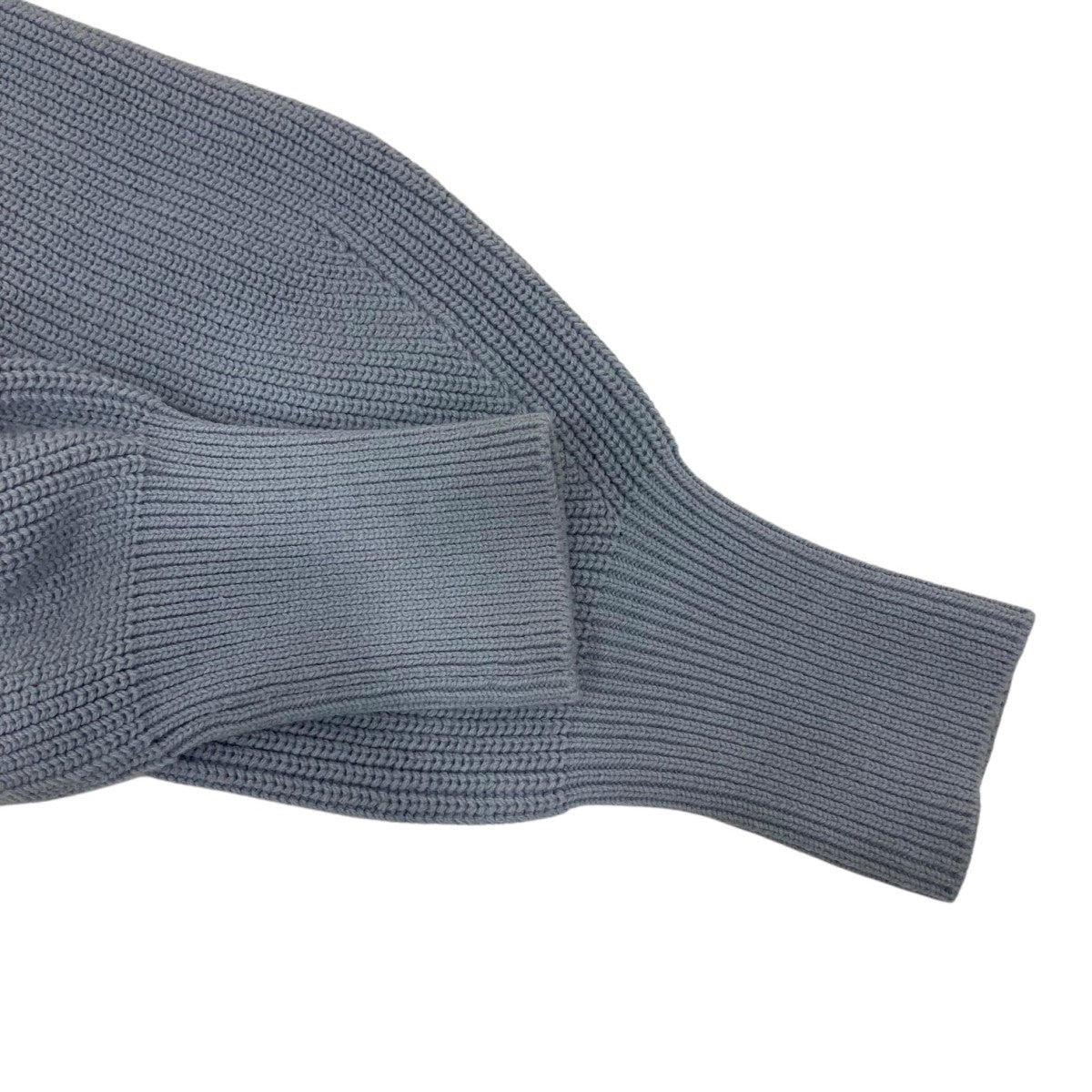 新品未使用　ノーブル　片畦カシュクール風プルオーバー Noble（ノーブル）の「片畦カシュクール風プルオーバー（ニット