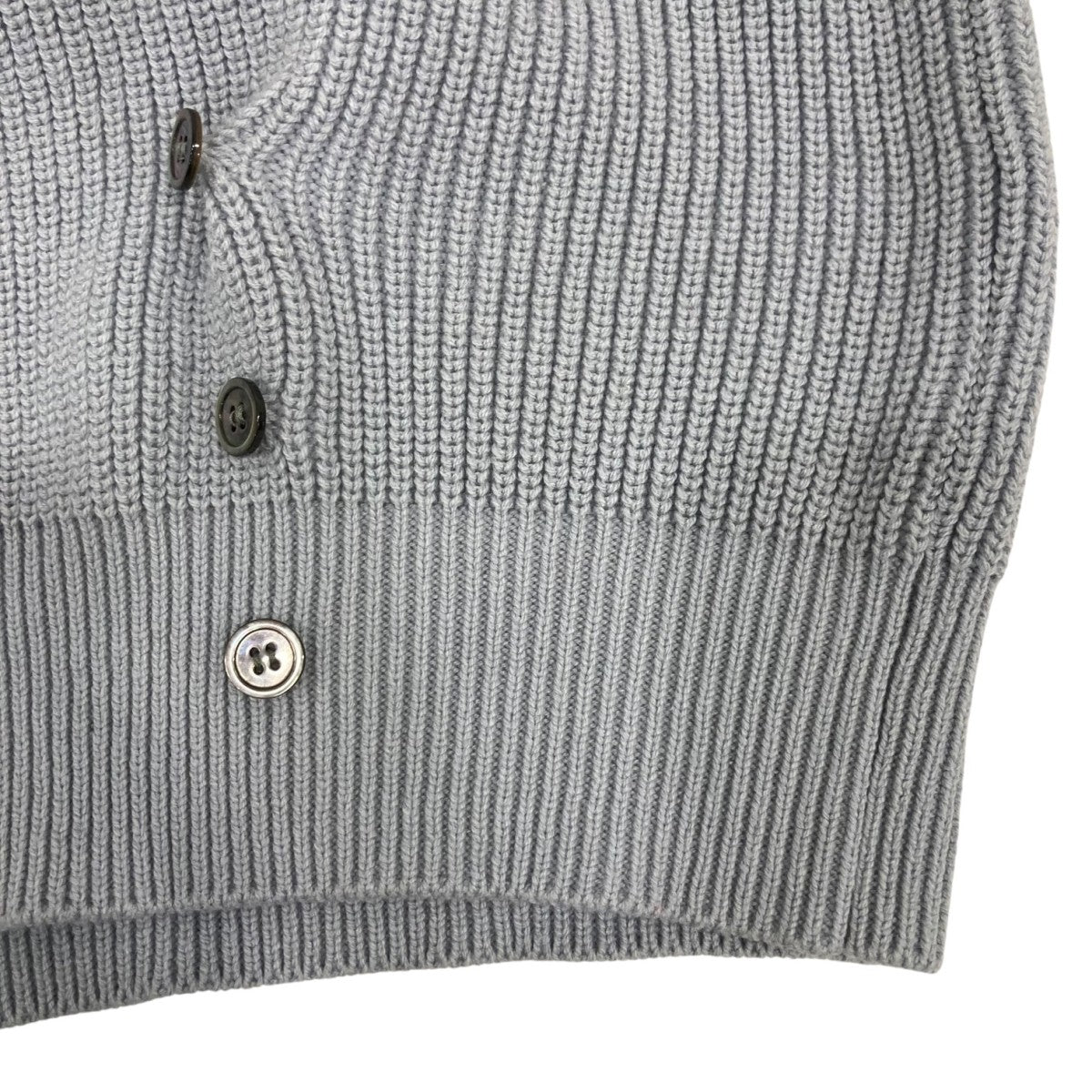 新品未使用　ノーブル　片畦カシュクール風プルオーバー Noble（ノーブル）の「片畦カシュクール風プルオーバー（ニット