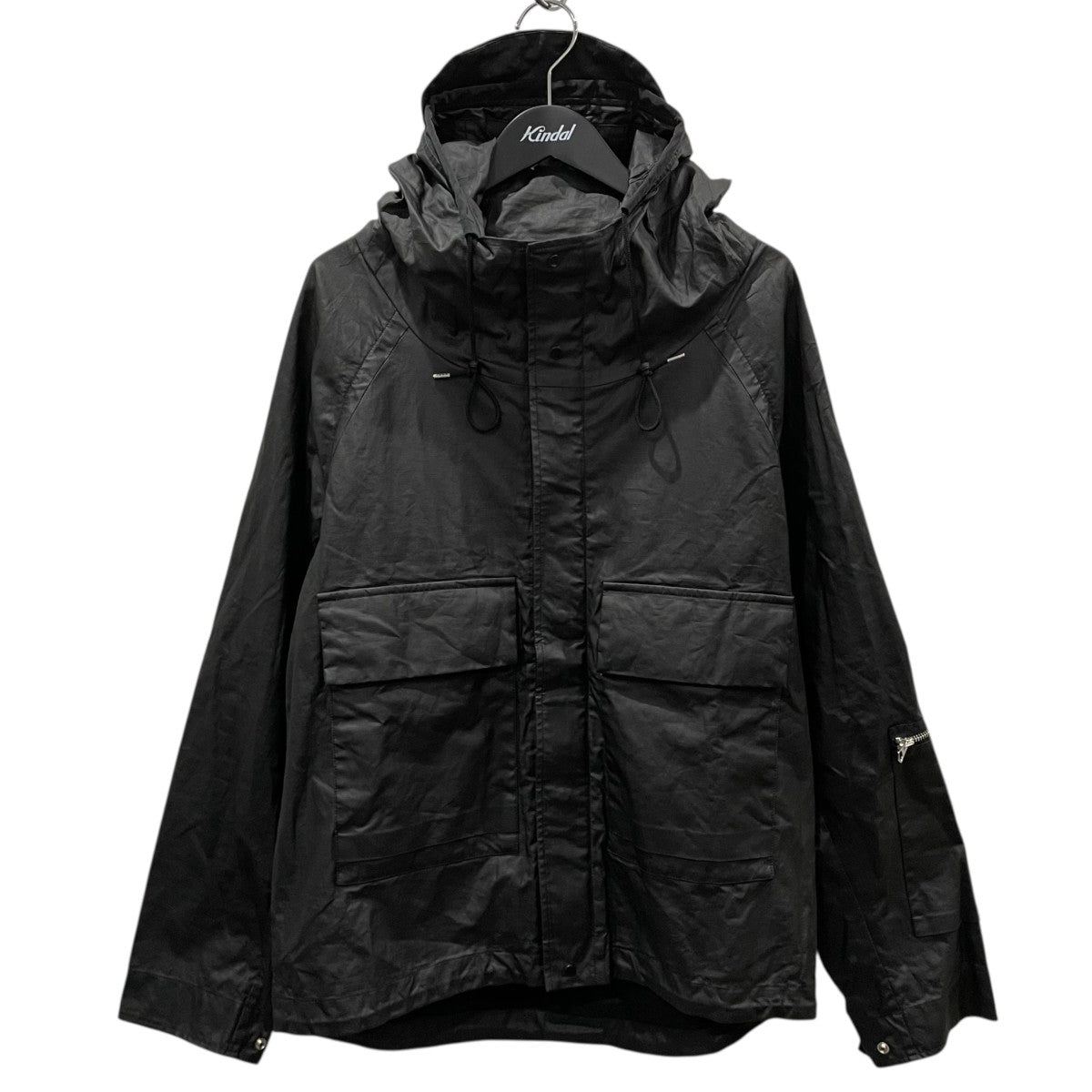 ジャケット・アウター TEN-C ANORAK 44 TEN-C(テンシー) Key Anorakジャケット34044 34044 ブラック サイズ 52