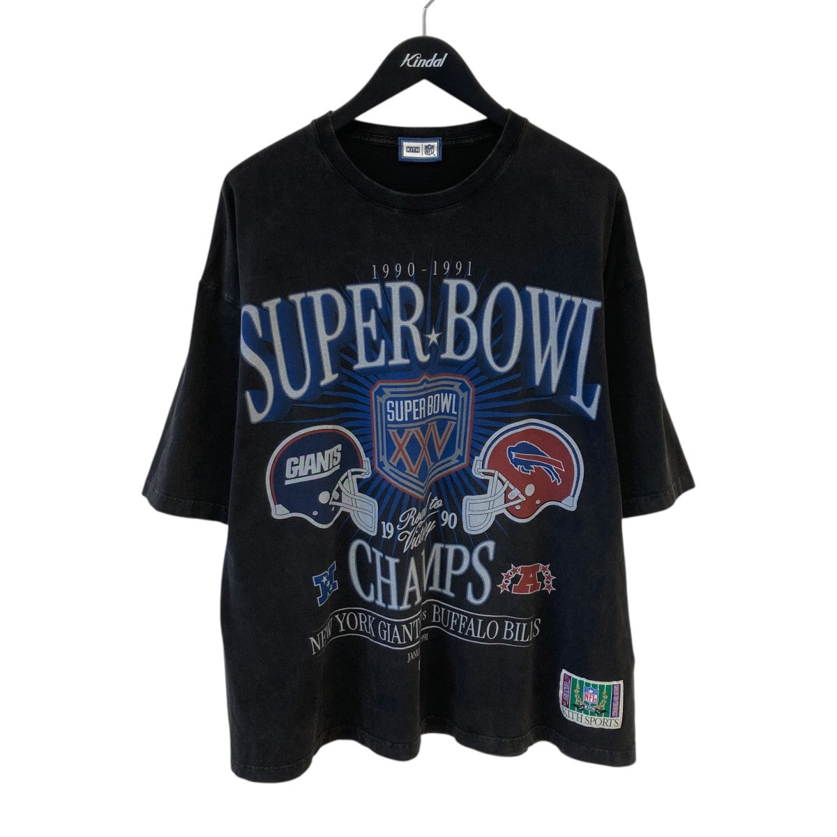 KITH NFL Super Bpwl Vintage Bishop Tee半袖Tシャツ25-073-060-0084-3-0 古着・中古-1枚目のアイテム画像