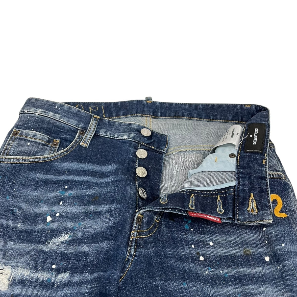 DSQUARED2 MEDIUM HIKING WASH SKATER JEANS デニムパンツ S71LB1137 古着・中古-3枚目のアイテム画像
