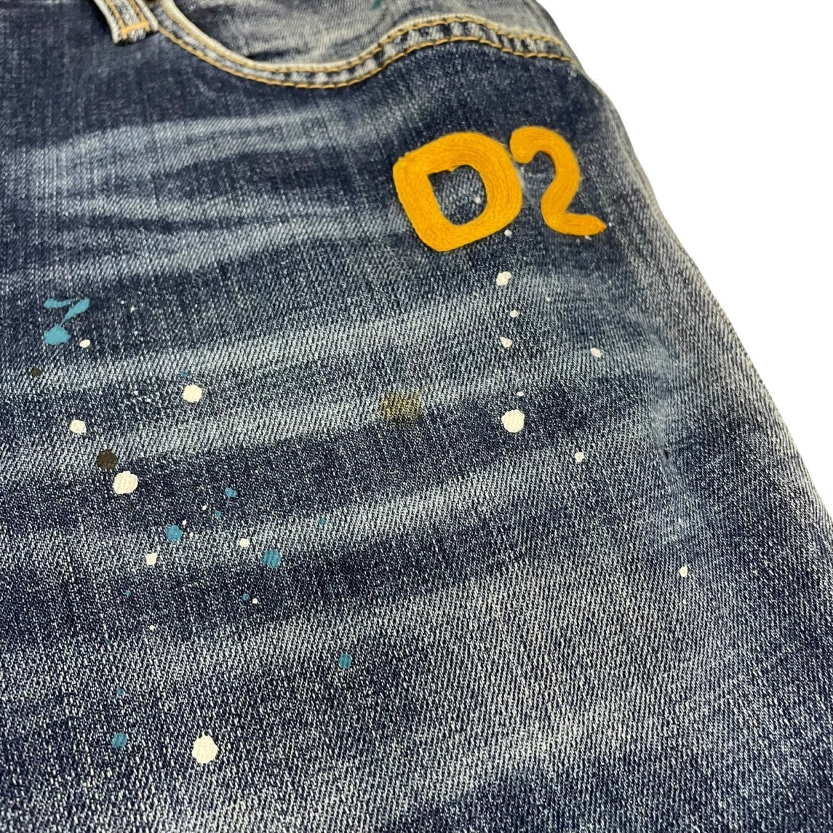 DSQUARED2 MEDIUM HIKING WASH SKATER JEANS デニムパンツ S71LB1137 古着・中古-6枚目のアイテム画像