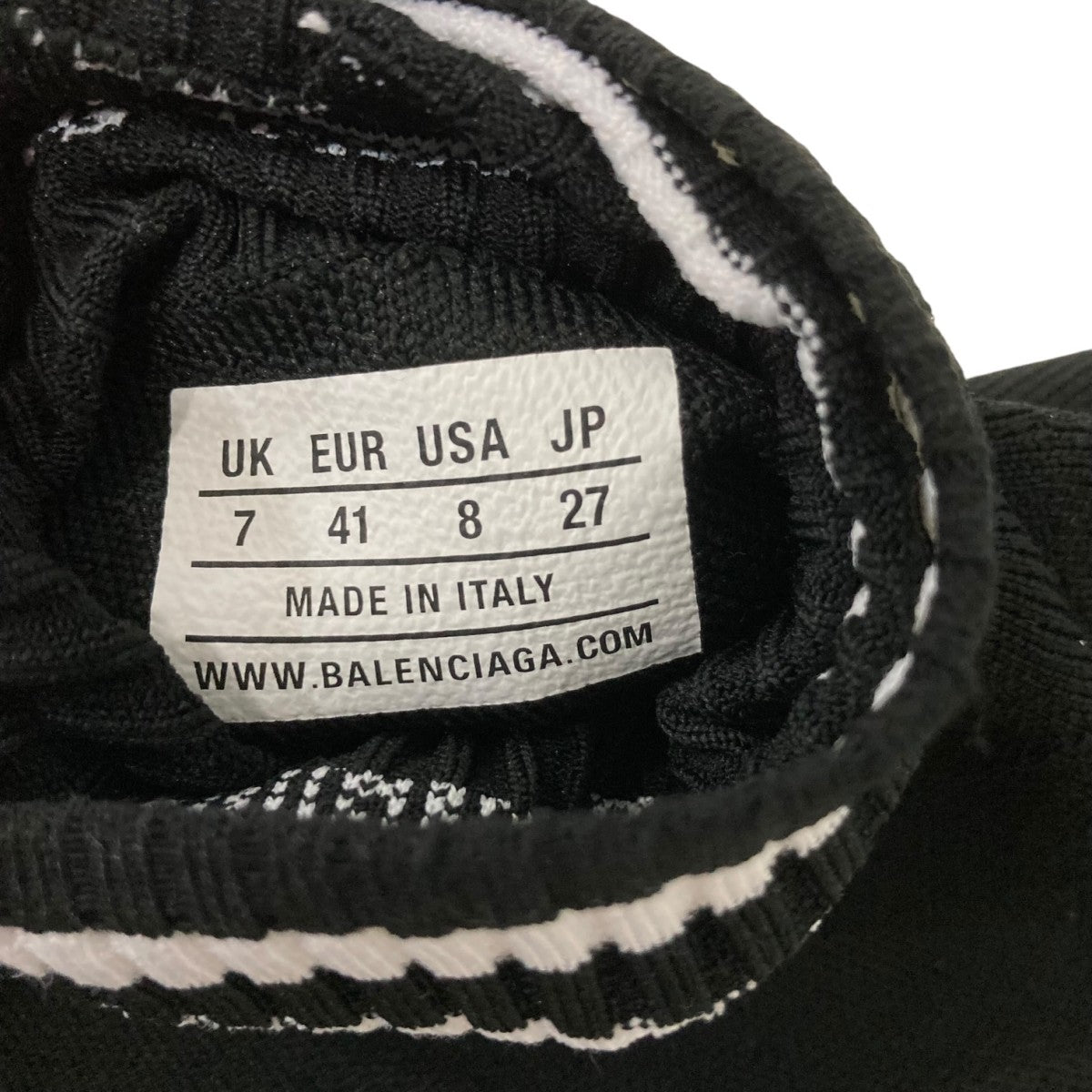 BALENCIAGA Adidas 手袋　正規品新品 BALENCIAGA×adidas ソックスシューズ711189 WBDV1 711189 WBDV1