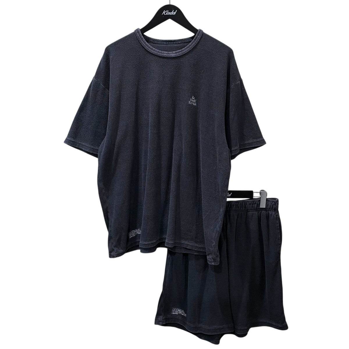 FreshService 25SS パイル地セットアップ 半袖カットソー ハーフパンツ UTILITY PILE SET-UP ユーティリティ パイル セットアップ FSR251-60098 古着・中古-1枚目のアイテム画像