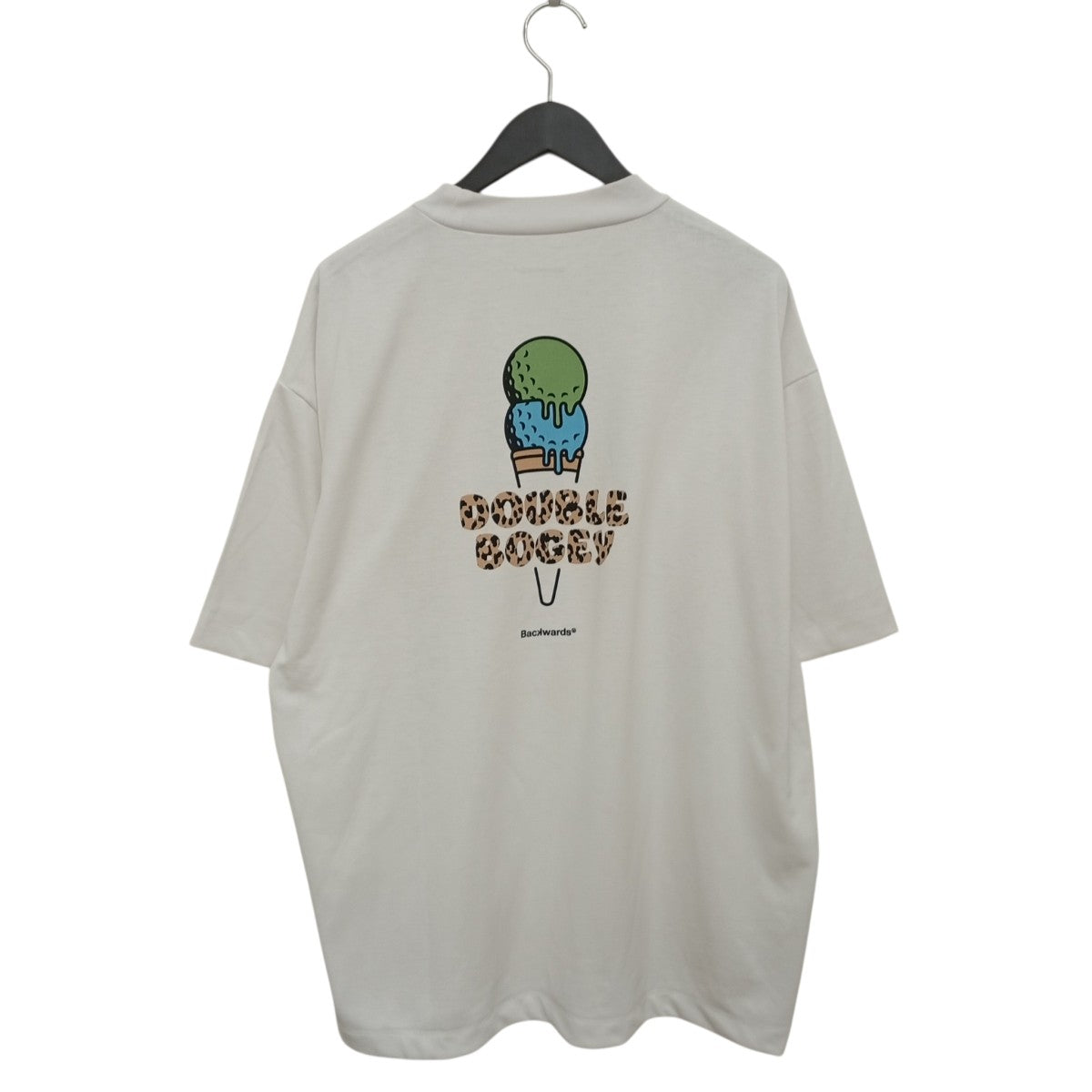 Backwards DB Back print Mock Neck半袖カットソー521-12011 古着・中古-2枚目のアイテム画像