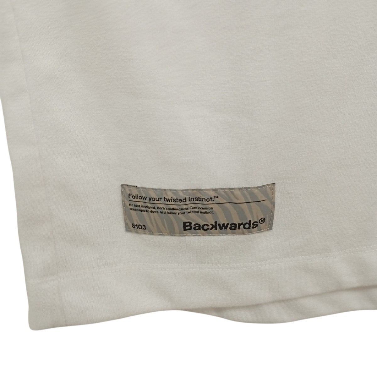 Backwards DB Back print Mock Neck半袖カットソー521-12011 古着・中古-8枚目のアイテム画像
