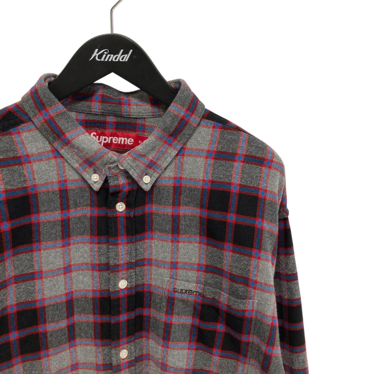 Supreme(シュプリーム) 25AWPlaid Flannel Shirtチェックシャツ グレー