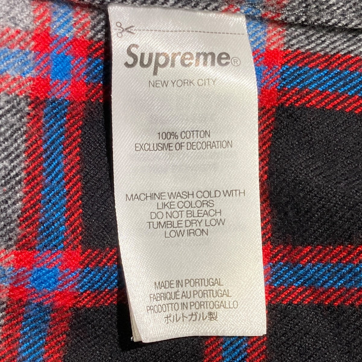 Supreme 25AWPlaid Flannel Shirtチェックシャツ 古着・中古-6枚目のアイテム画像