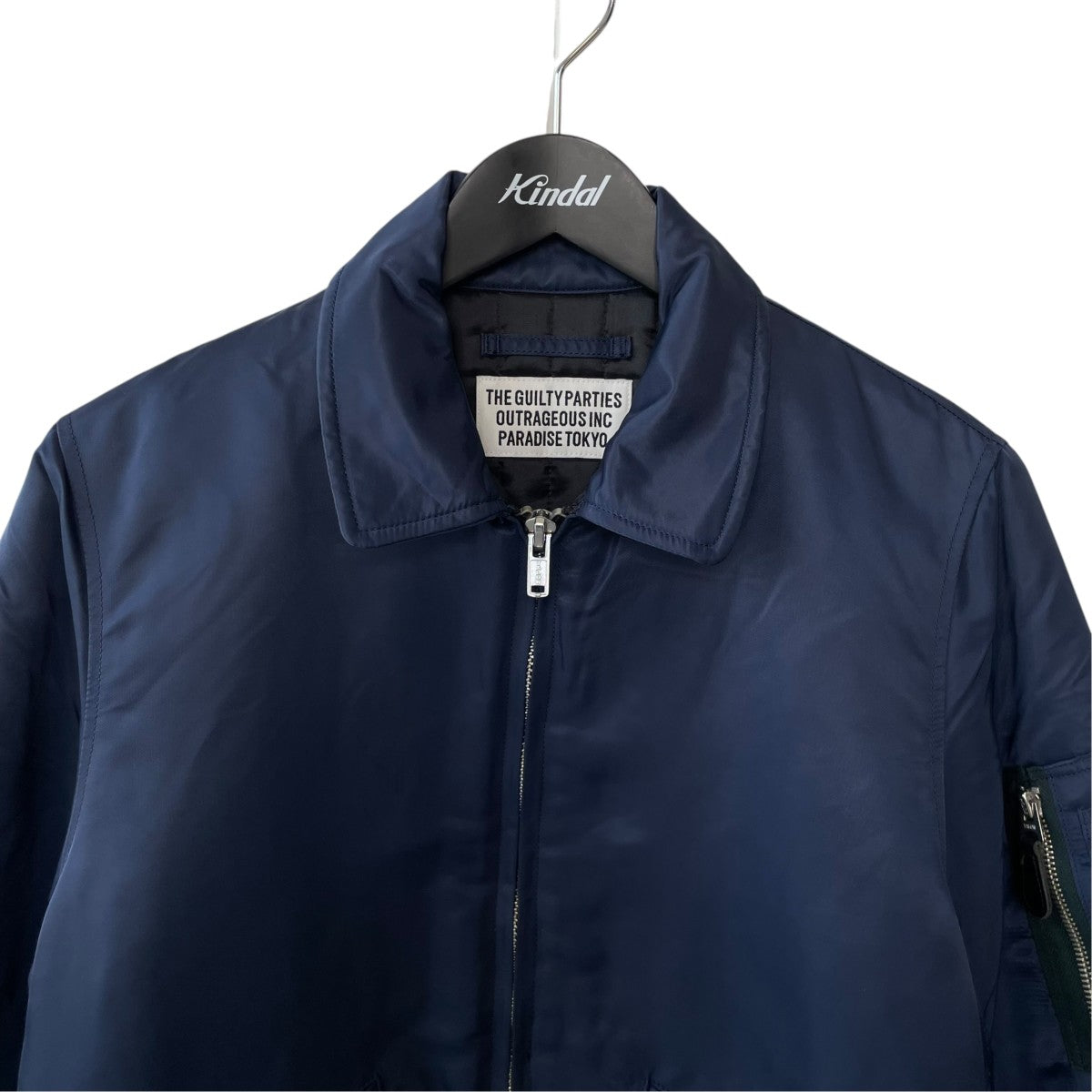 flight jacketジップブルゾン