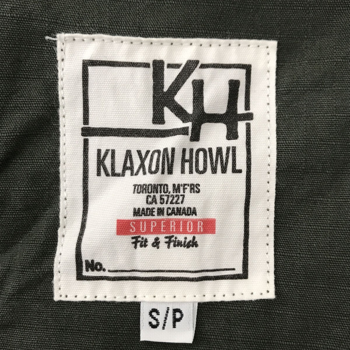 klaxon howl ジャケット 古着・中古-3枚目のアイテム画像