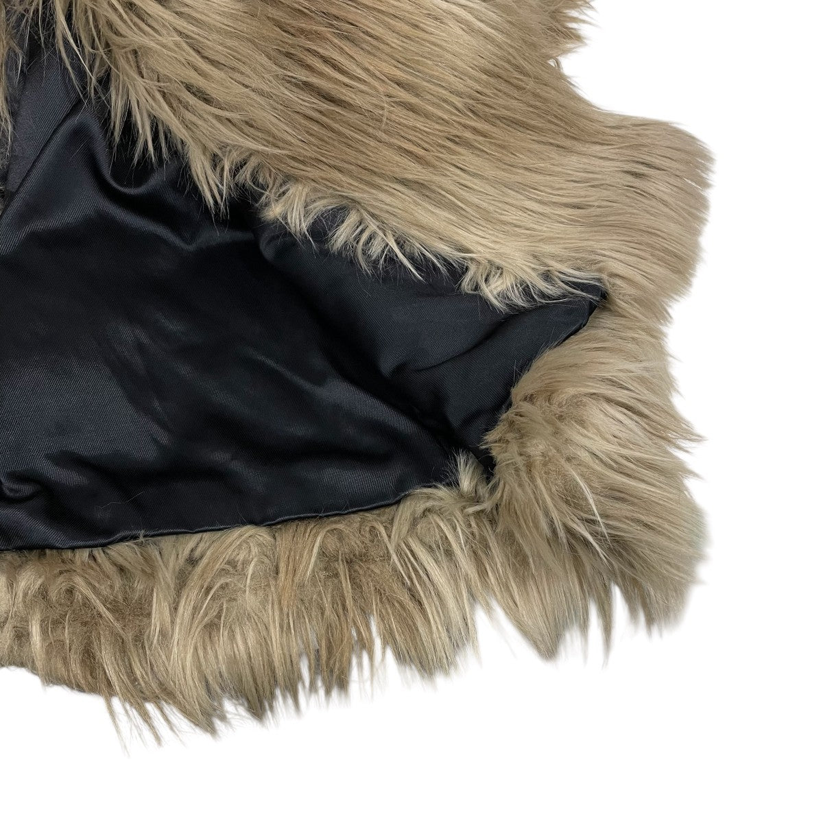 DRIES VAN NOTEN(ドリスヴァンノッテン) ファーコート ベージュ サイズ