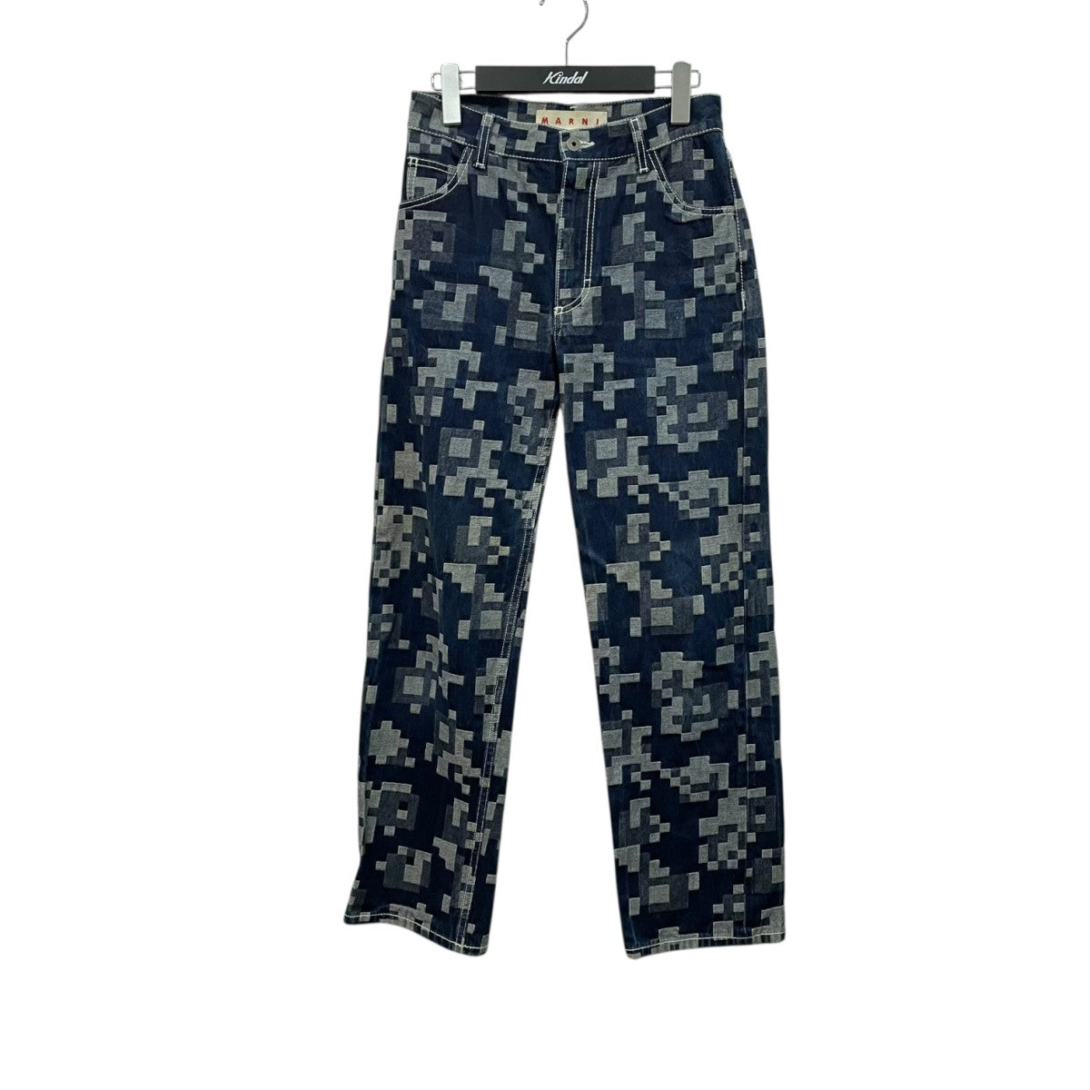 モザイク柄デニムパンツPAJD0135A0