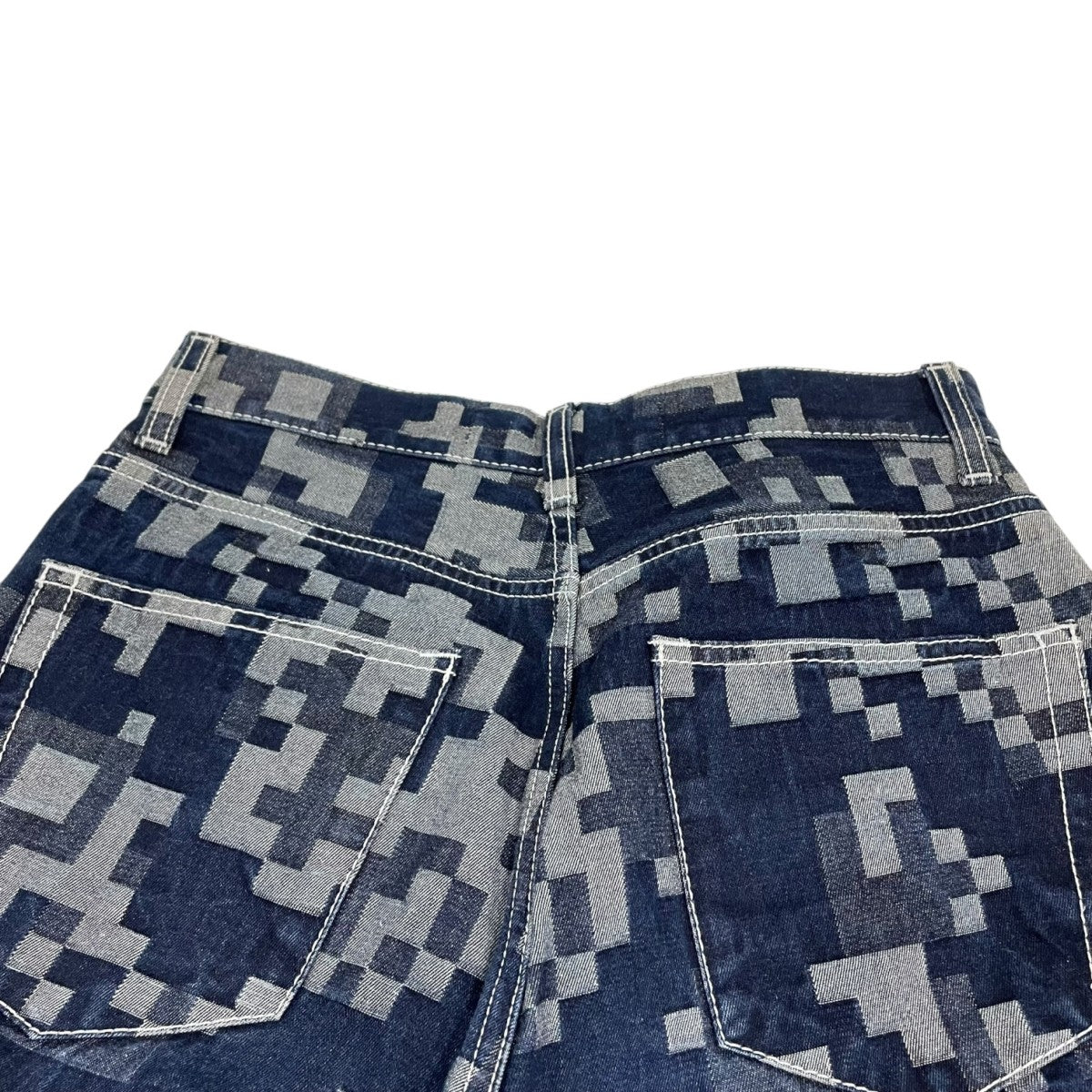 モザイク柄デニムパンツPAJD0135A0