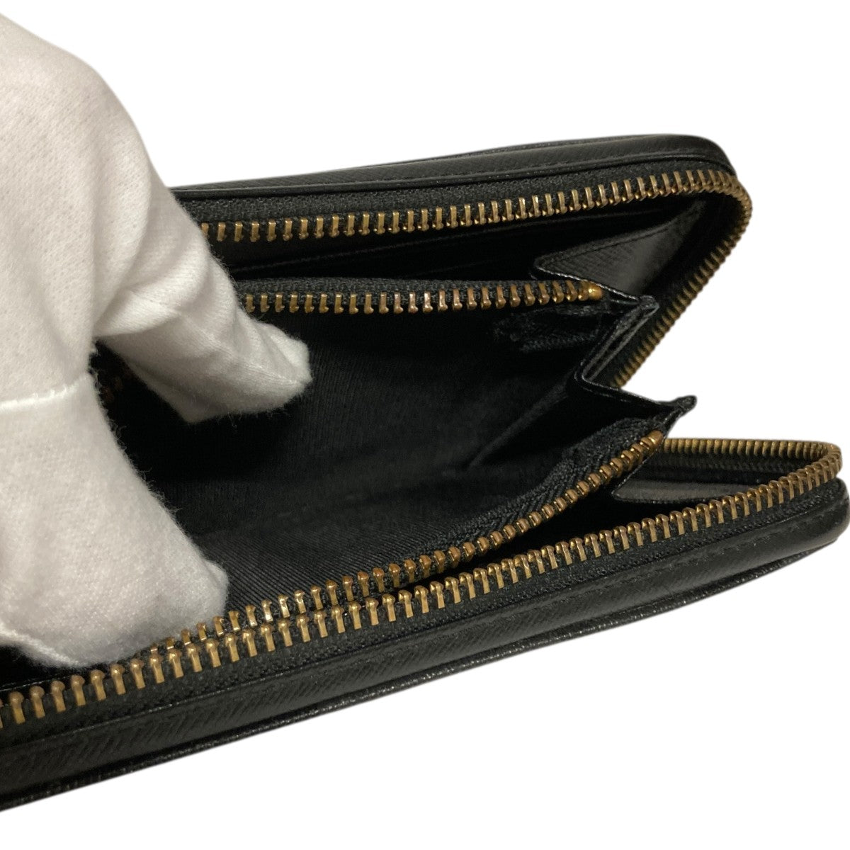 GENTIL BANDIT(ジャンティバンティ) ラウンドジップ 長財布 ブラック