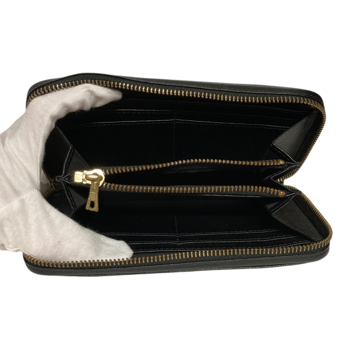 GENTIL BANDIT(ジャンティバンティ) ラウンドジップ 長財布 ブラック