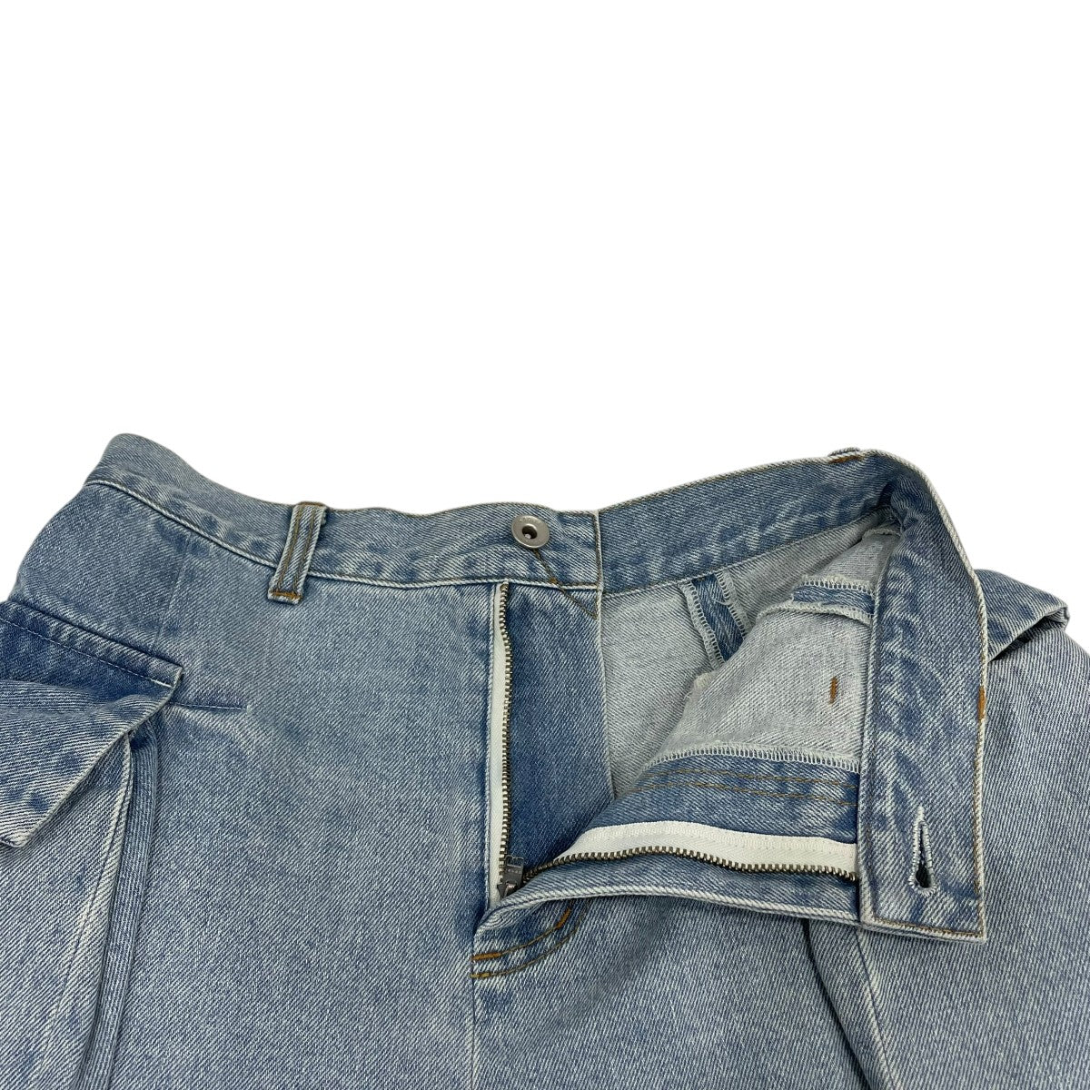 sacai(サカイ) デニムショートパンツ2507967 2507967 ブルー サイズ 0