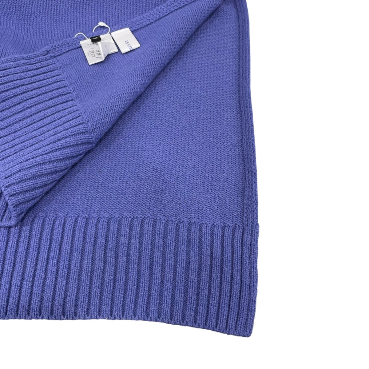 LE CIEL BLEU(ルシェルブルー) ニット22A61619 22A61619 パープル